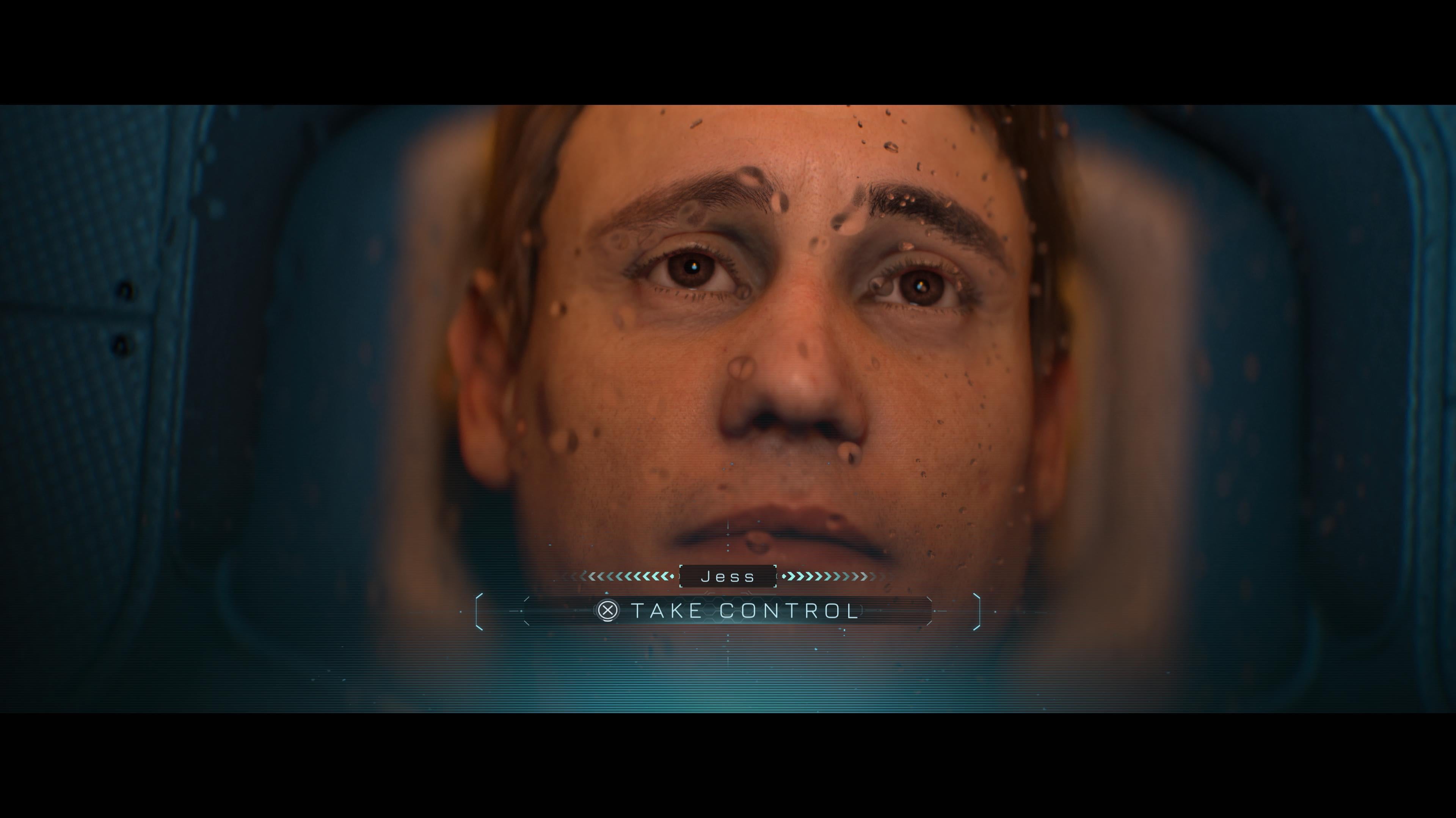 A screenshot of the player swap screen in Directive 8020.