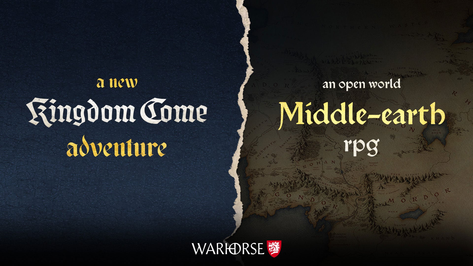 Warhorse Studios' announcement for the third Kingdom Come and an open-world Middle-earth game
