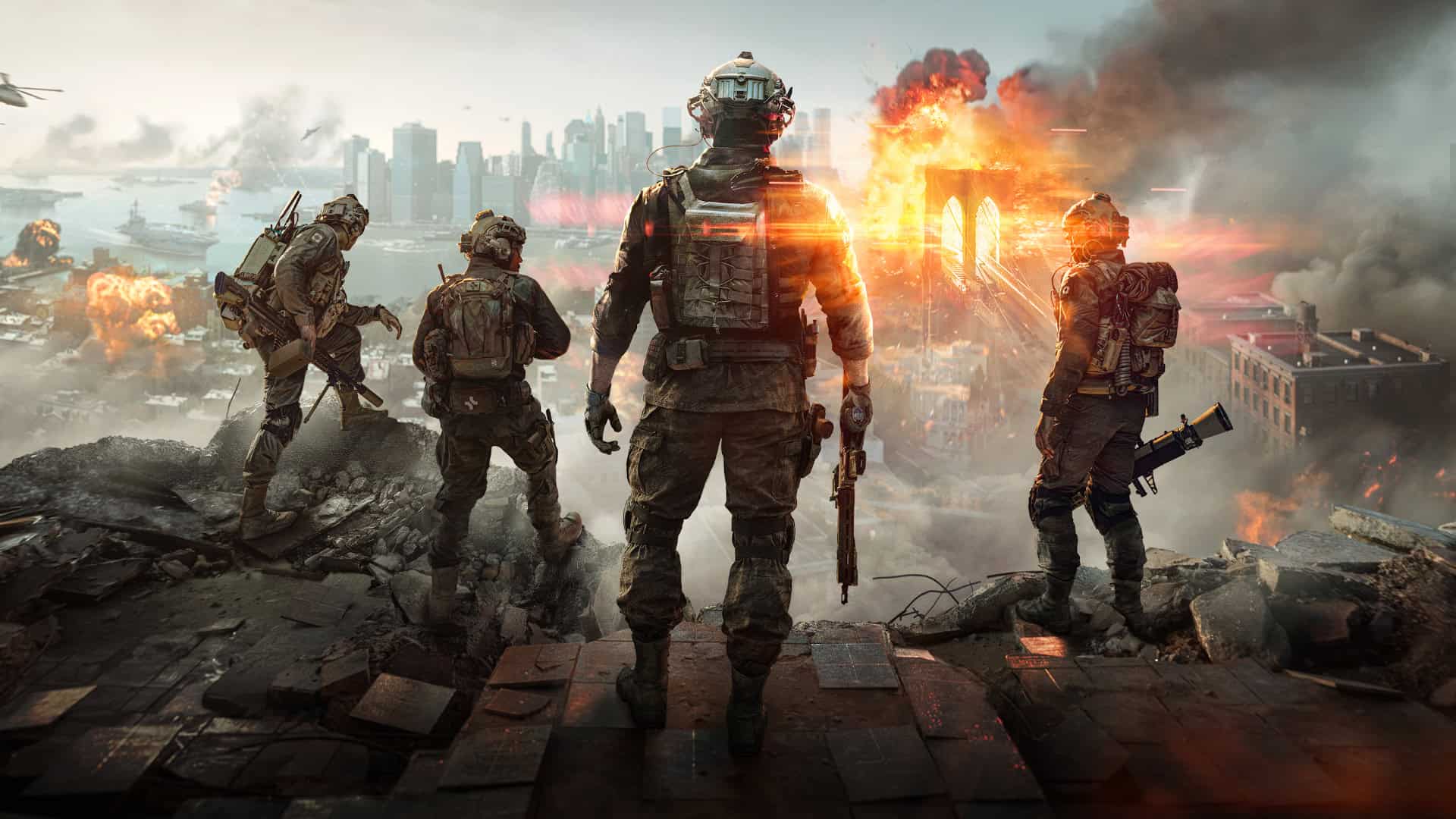Four Battlefield 6 characters