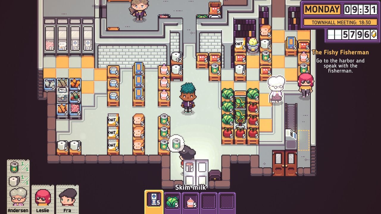 Discounty store interior