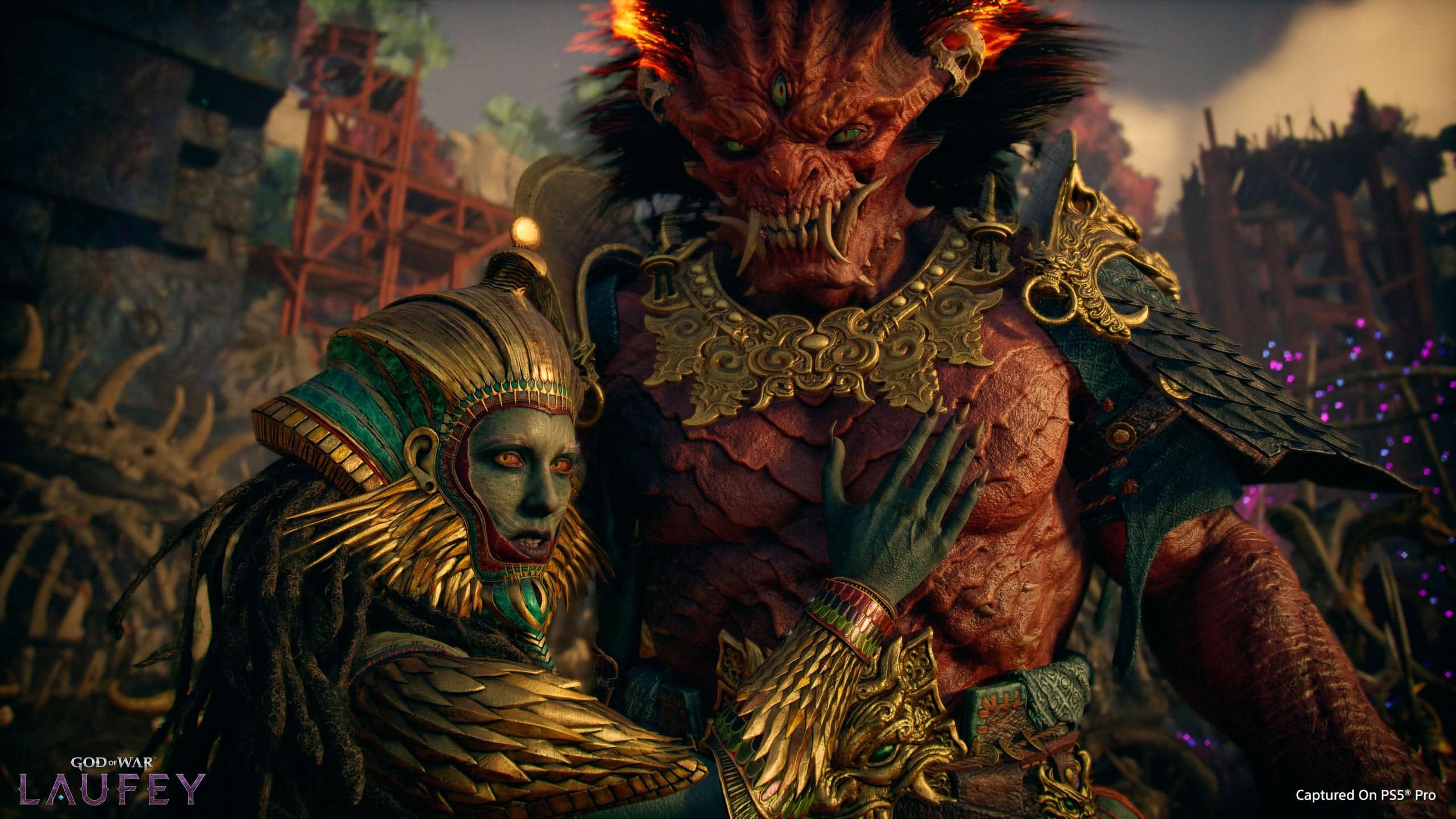 Sekhmet and Begtes in God of War: Laufey