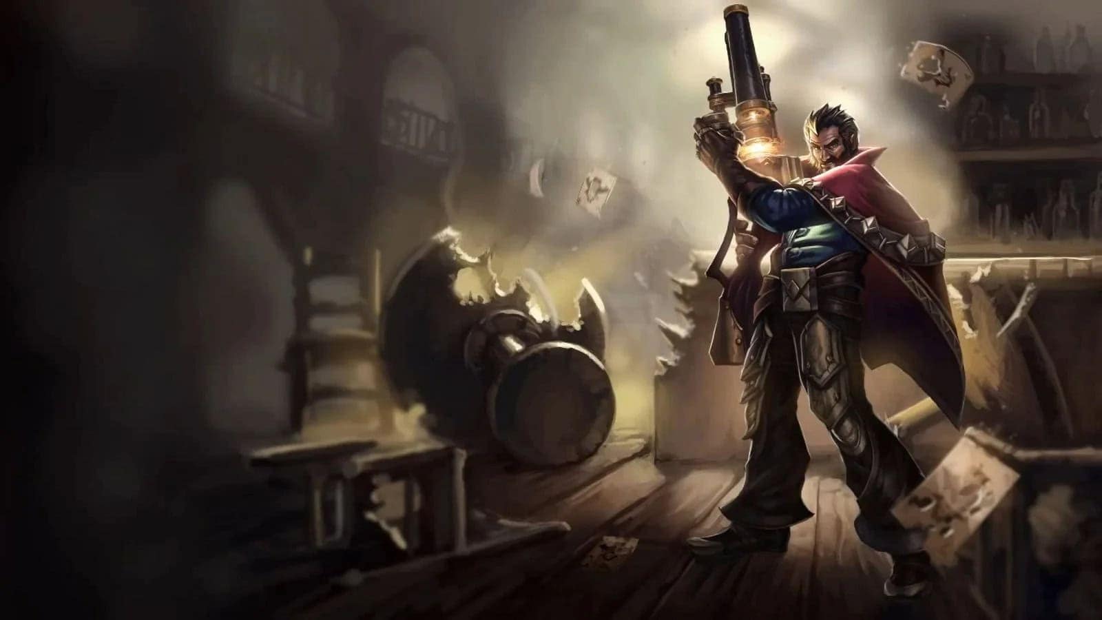 Splash art of Graves from League of Legends