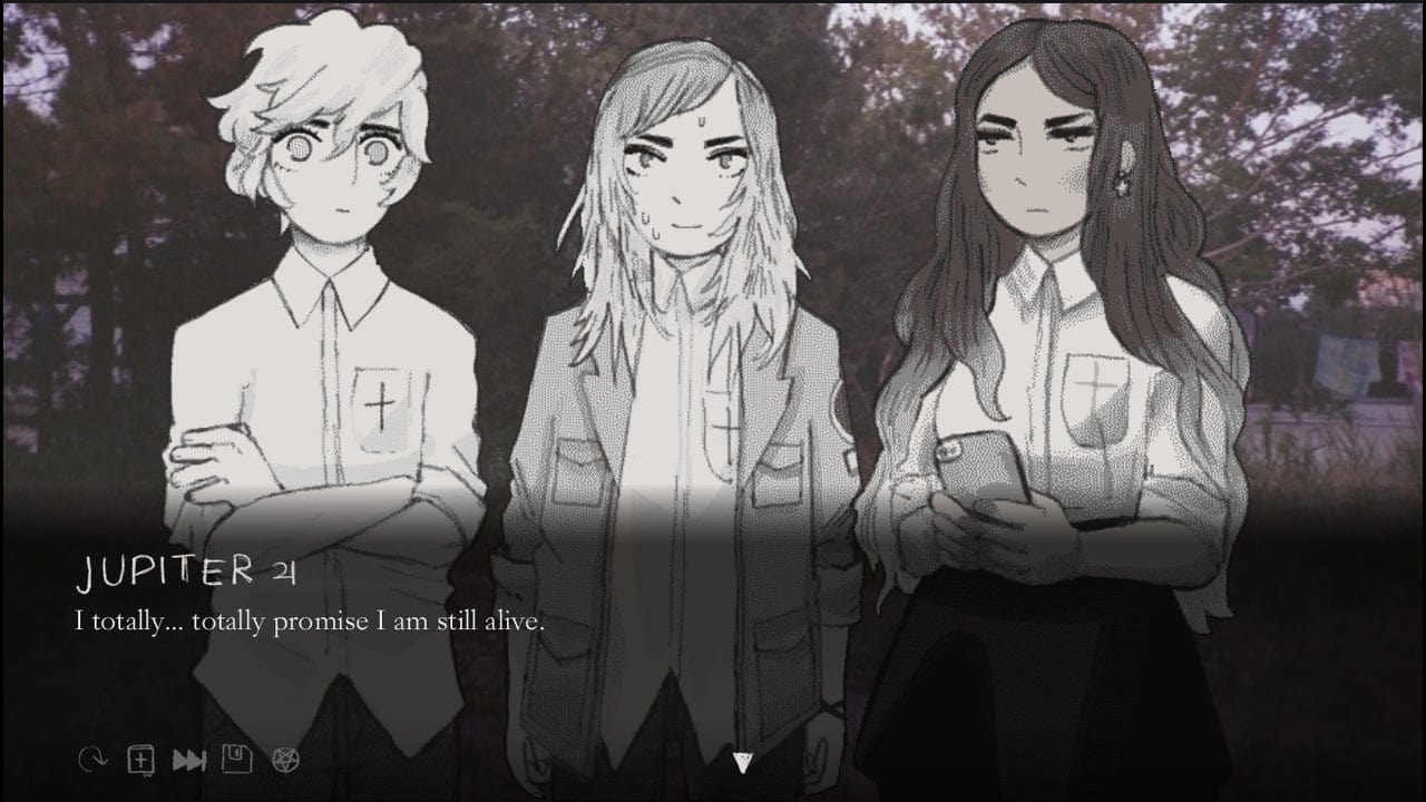 The three main characters from the game WeKnowTheDevil