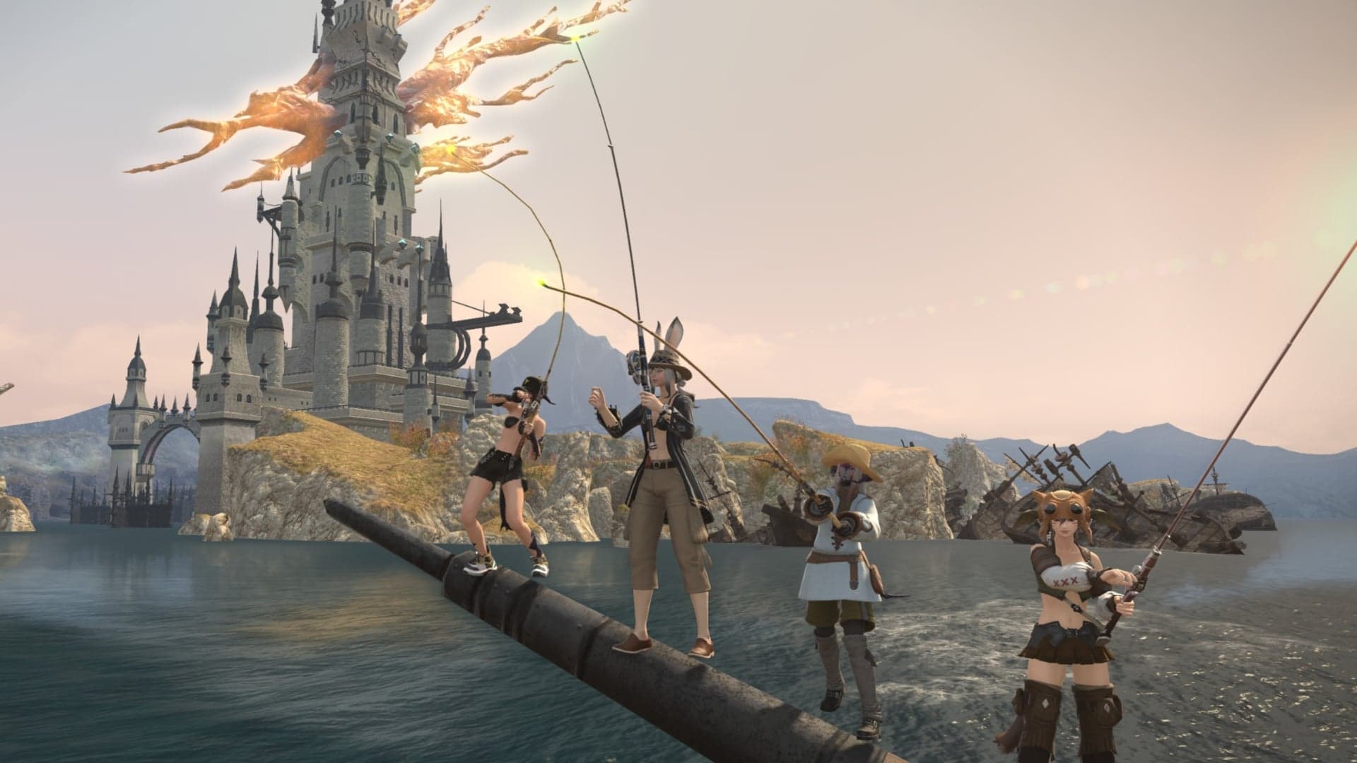 Final Fantasy 14 Fishing.
