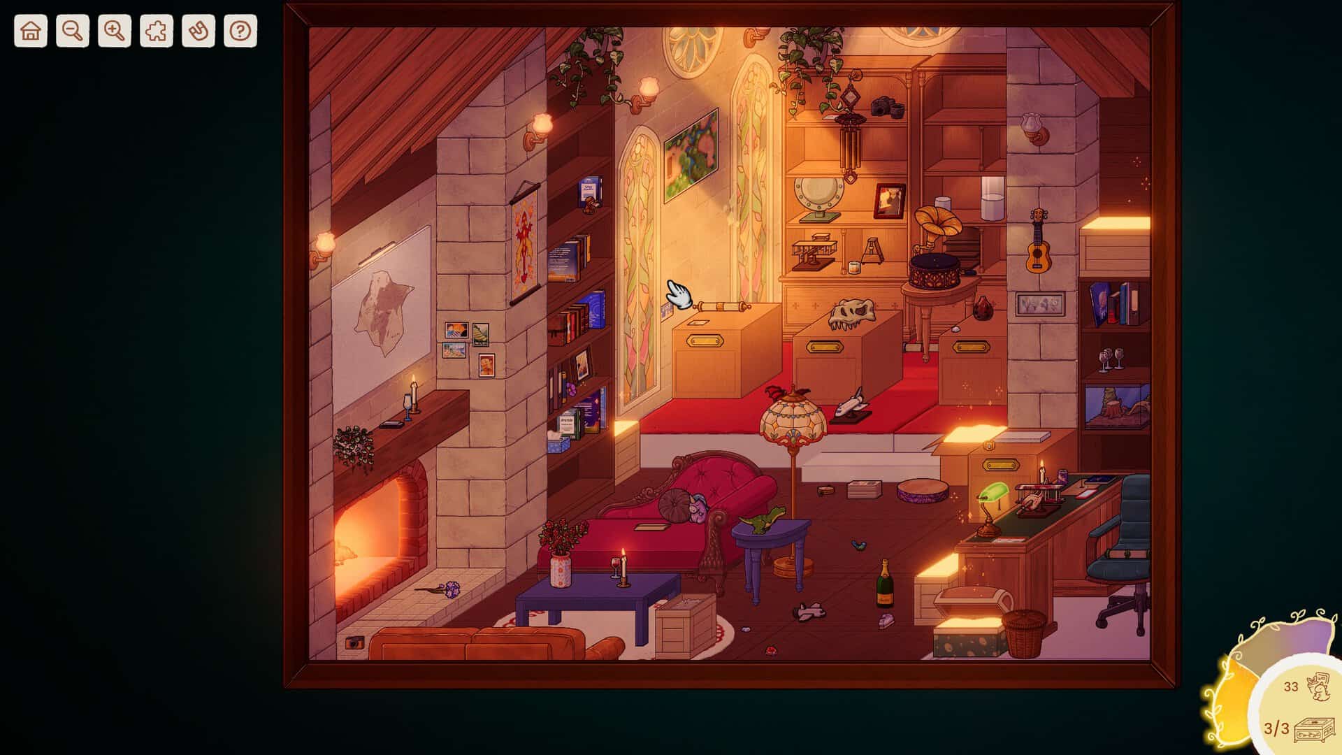 A screenshot of an architect's office in Momento