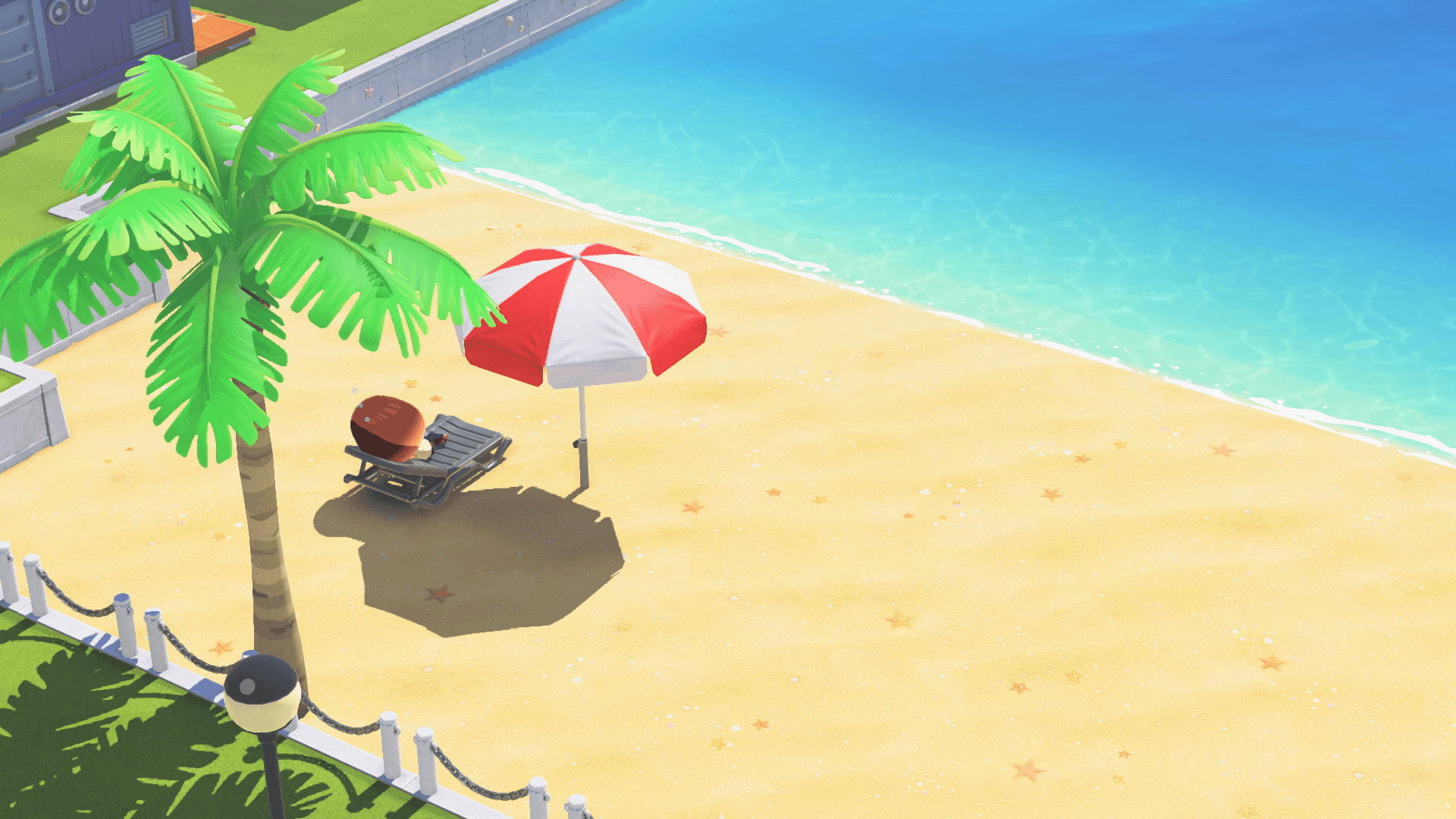 Tomodachi Life Living the Dream beach scene