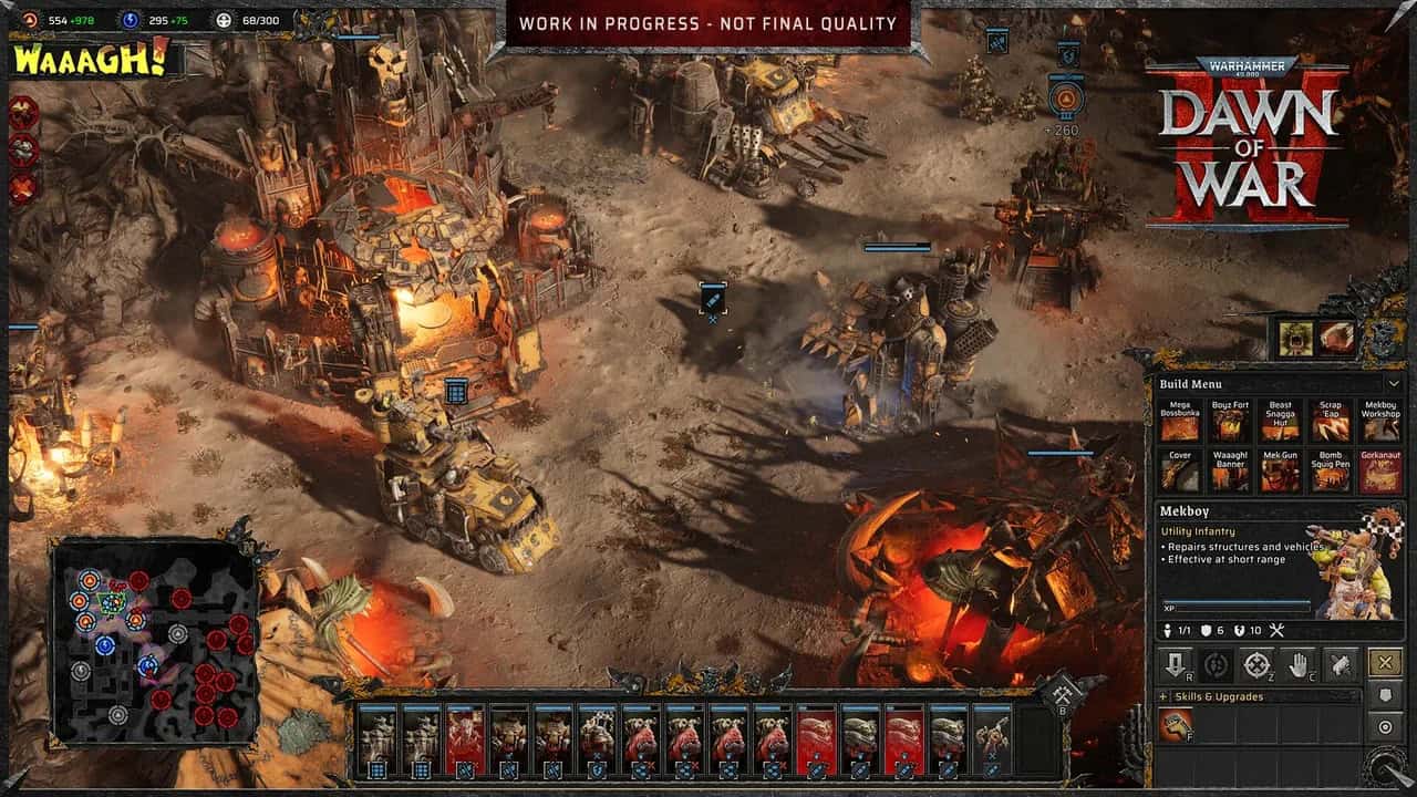 WIP screenshot from Warhammer 40K: Dawn of War IV
