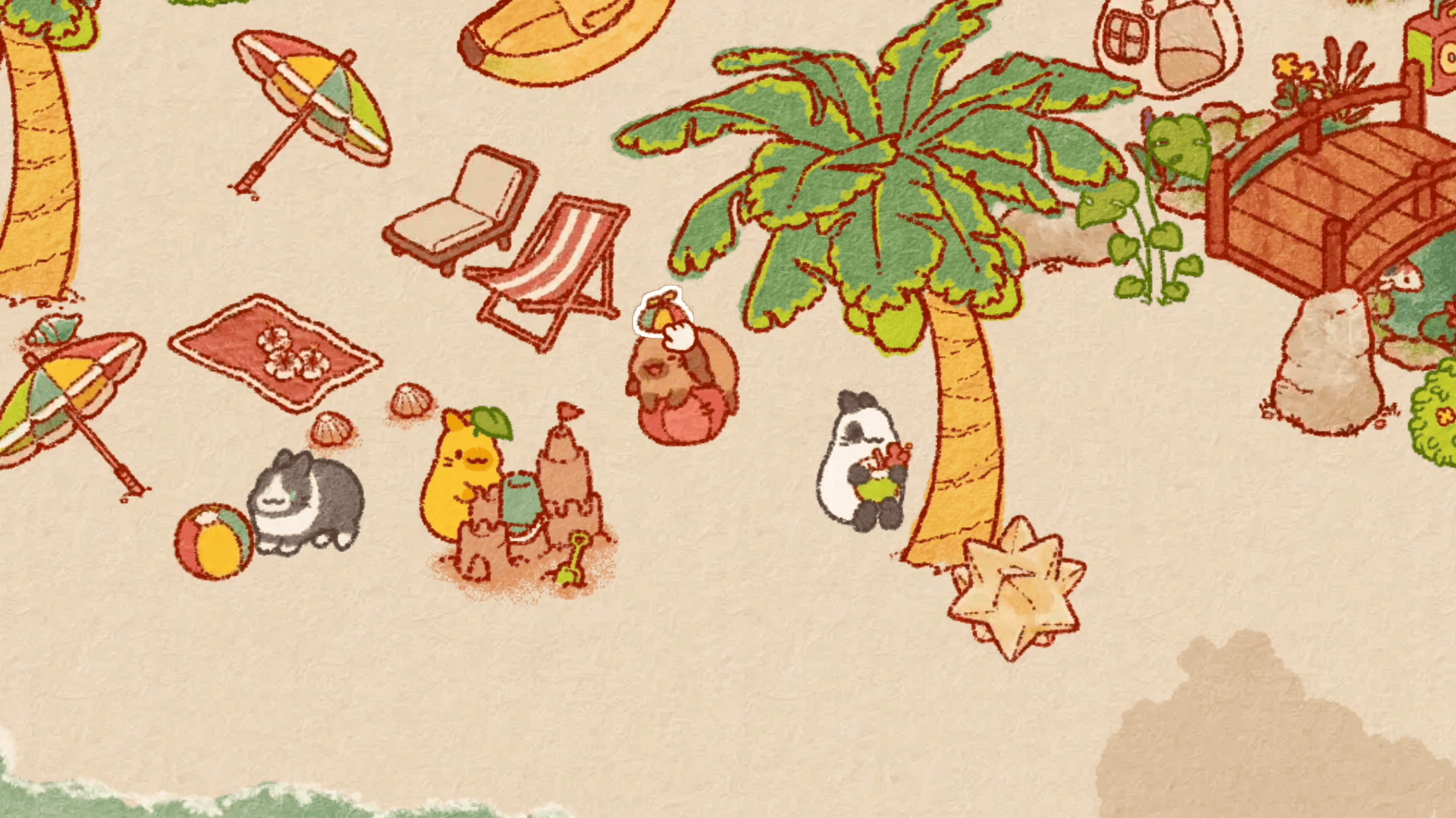 Bunnies at the beach