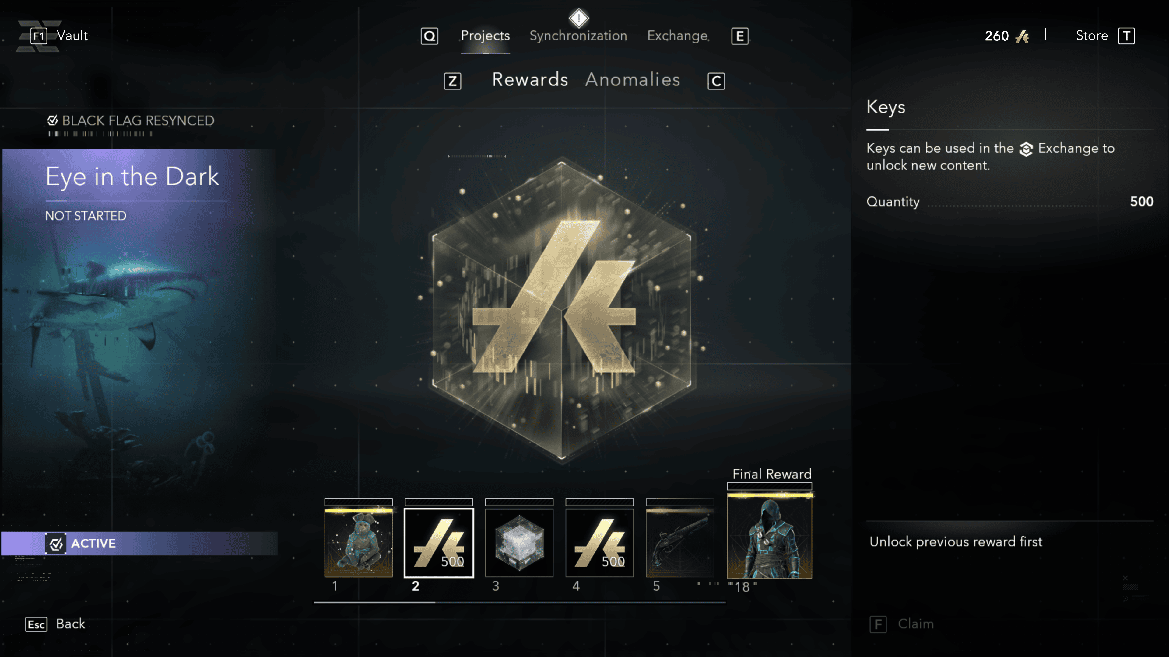 Abstergo menu screenshot in Assassin's Creed Black Flag Resynced