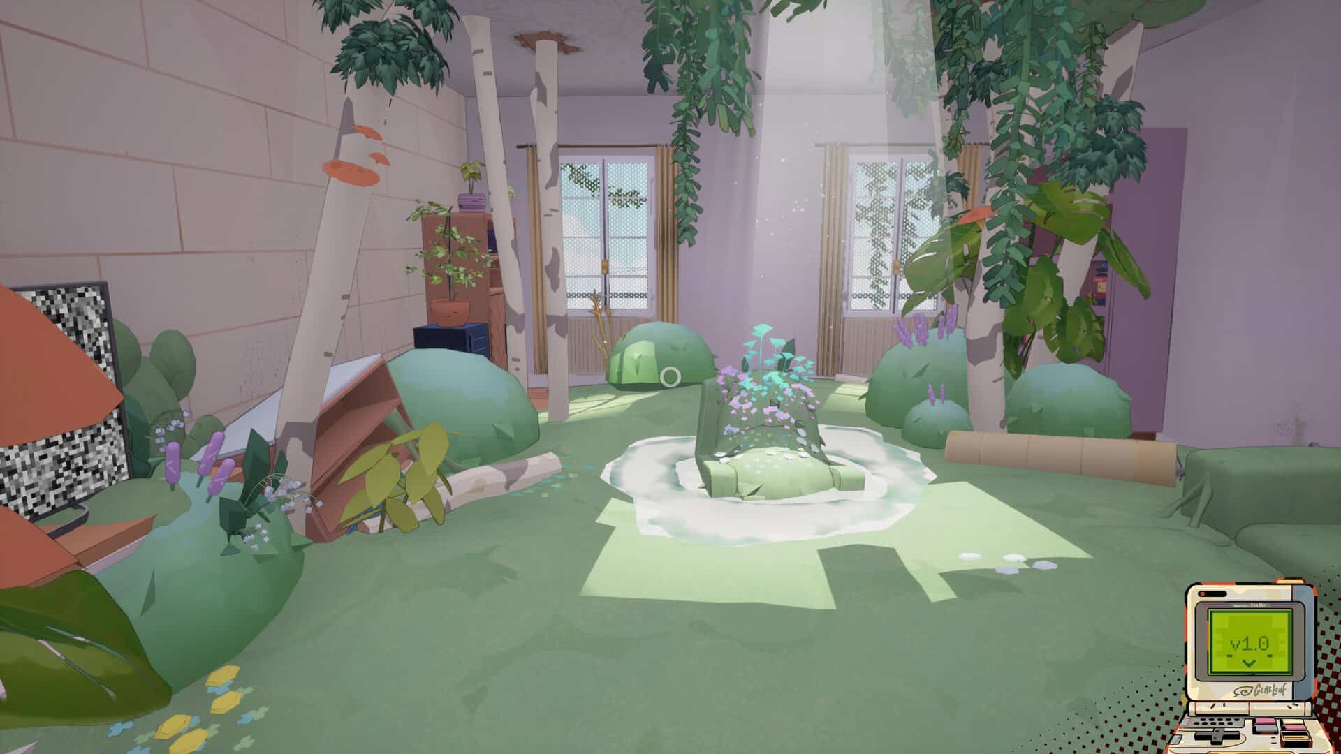 A screenshot of an abandoned apartment in Looking for Fael.