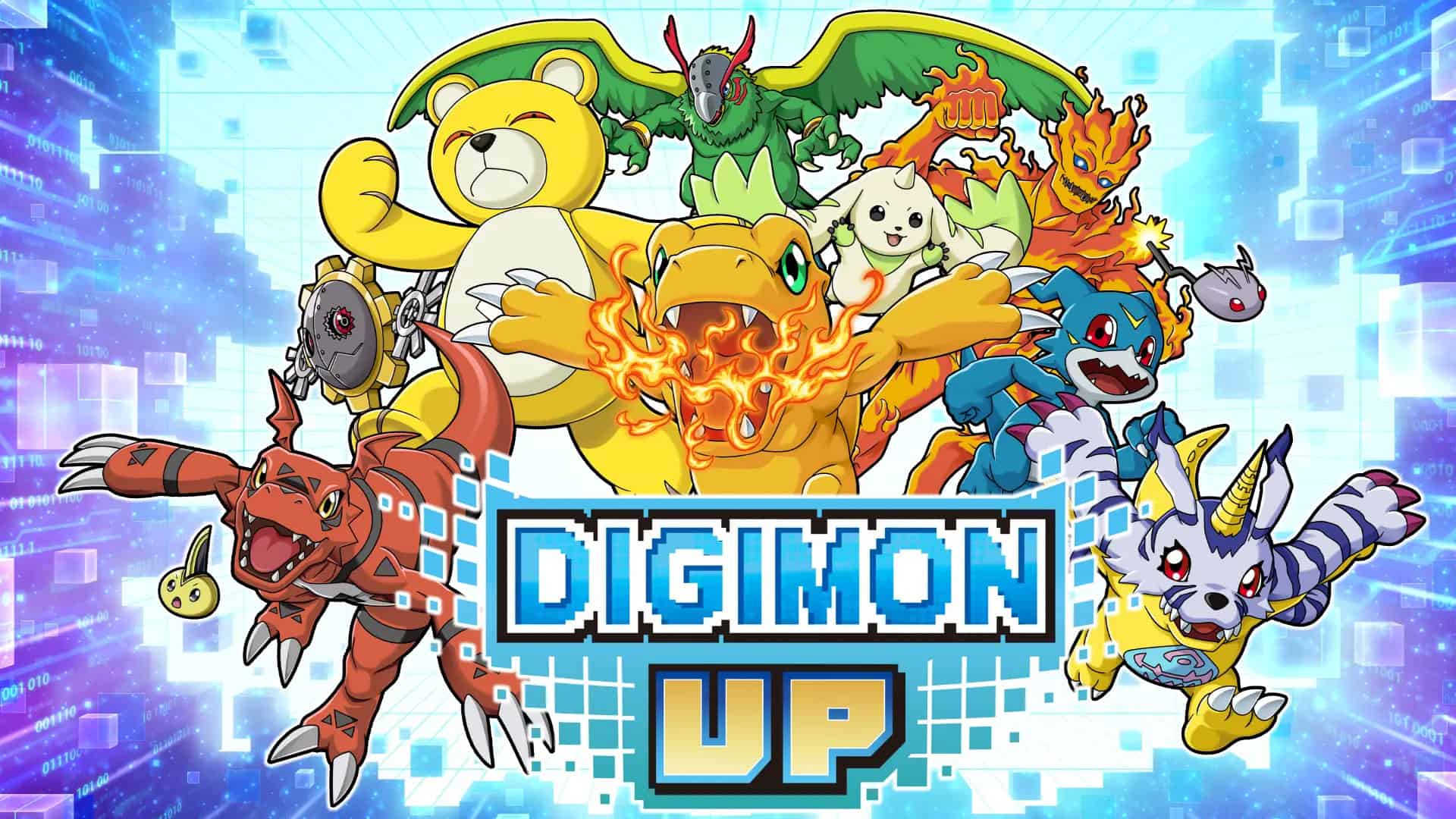 DIGIMON UP key promotional art