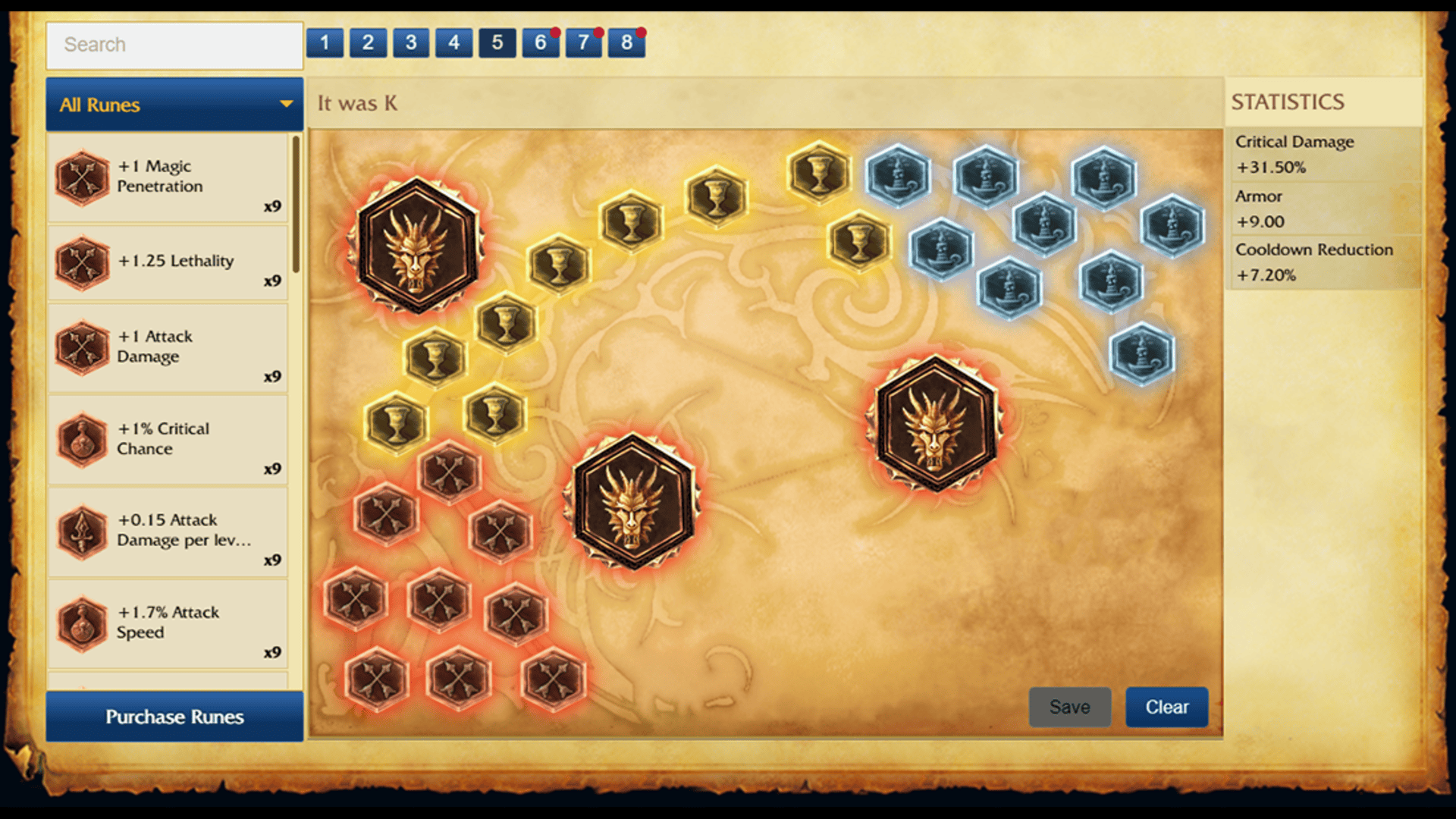 LoL Classic Runes