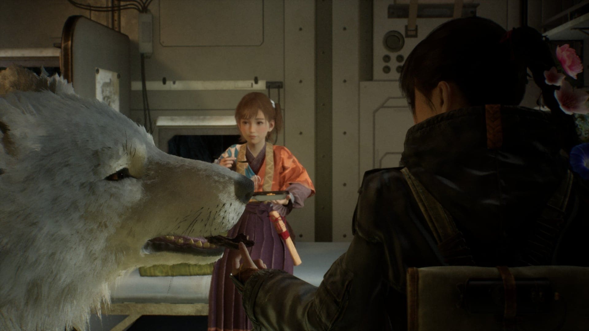 Beast of Reincarnation eating scene.
