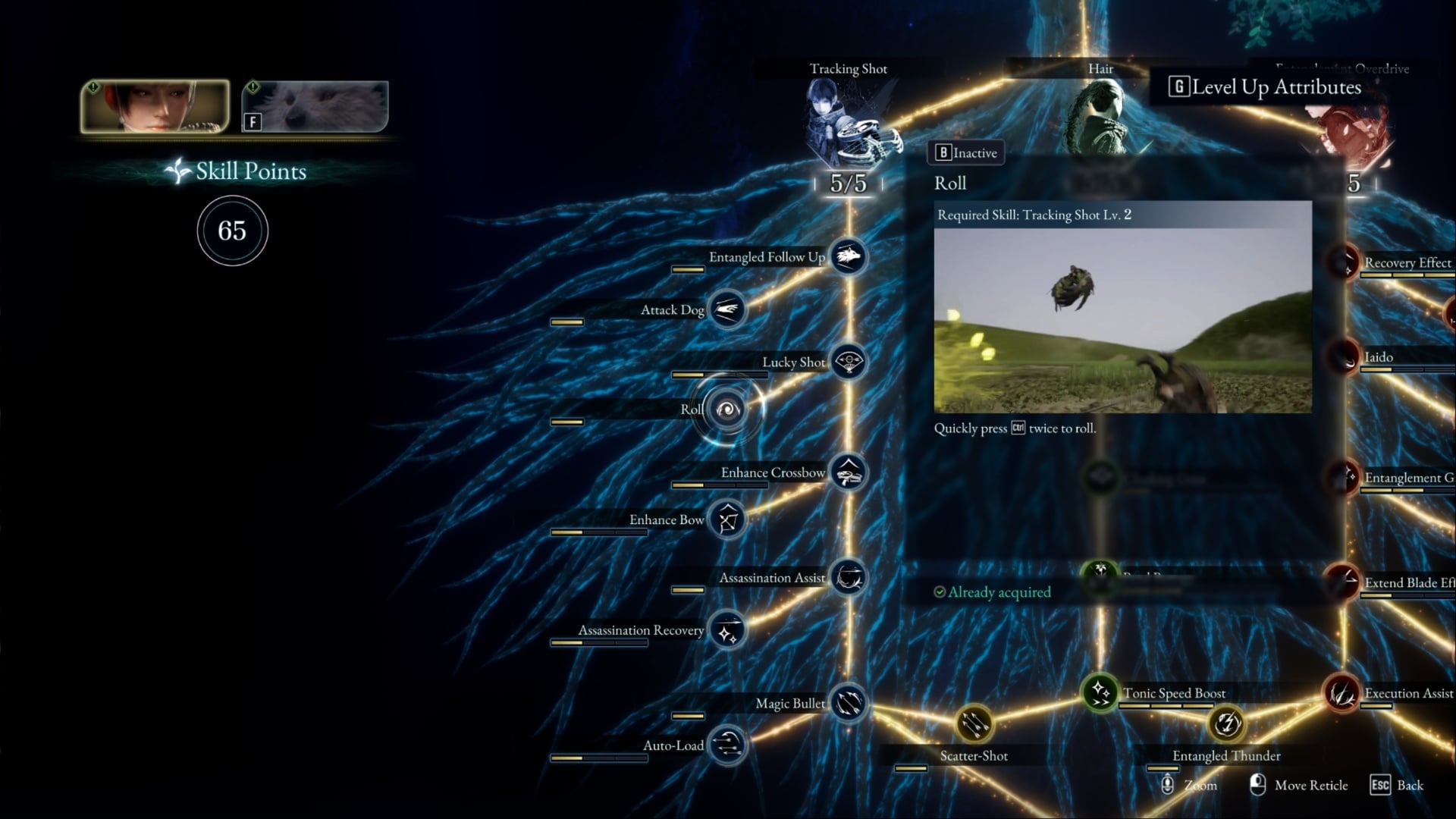 Beast of Reincarnation skill tree