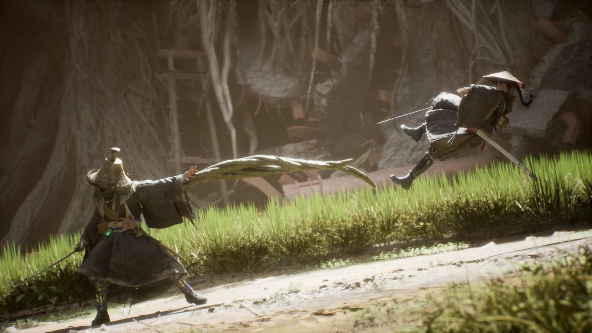 Beast of Reincarnation fight scene.