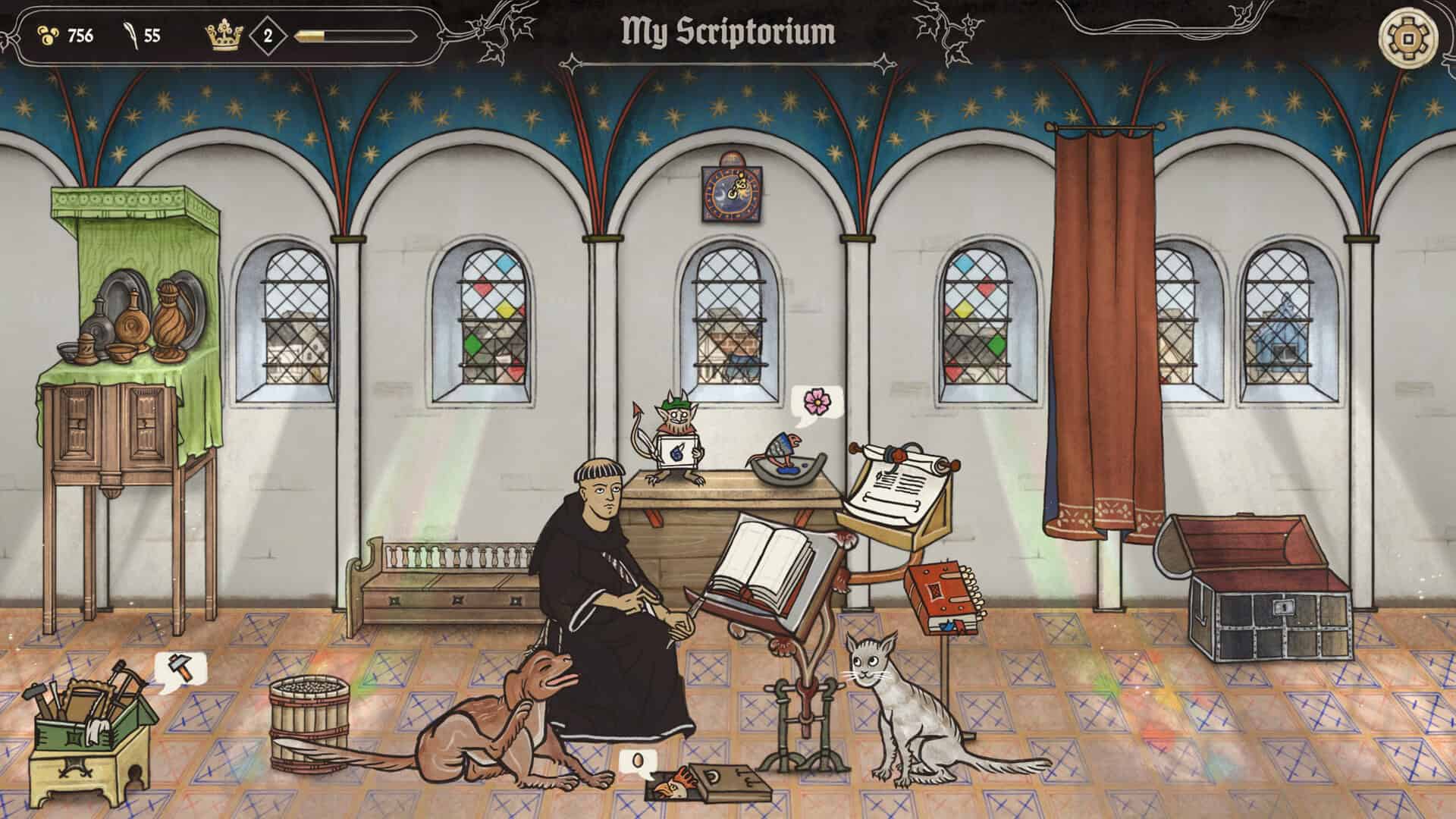 Screenshot from Scriptorium: Master of Manuscripts