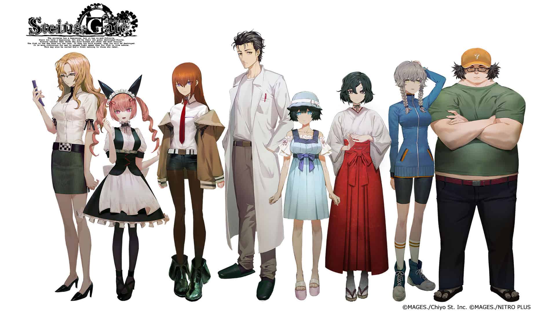 Steins;Gate RE:BOOT character illustration by huke