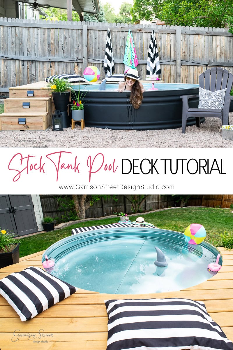 Stock Tank Pool Deck Tutorial