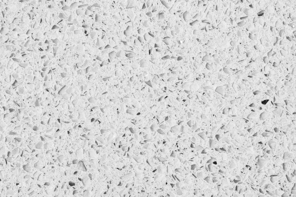 High-quality white quartz surface for kitchen and bathroom countertops.