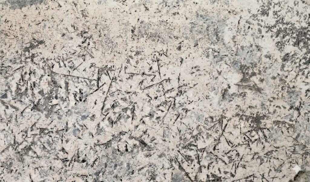 Blue Labrador granite countertop with unique veining and natural stone texture.