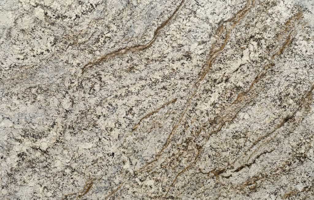 Blue Nile granite surface with natural veining and texture.