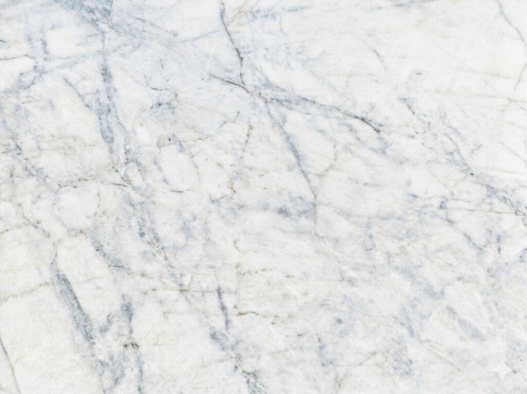 Elegant Cristallo Royale marble countertop with white and gray veining.