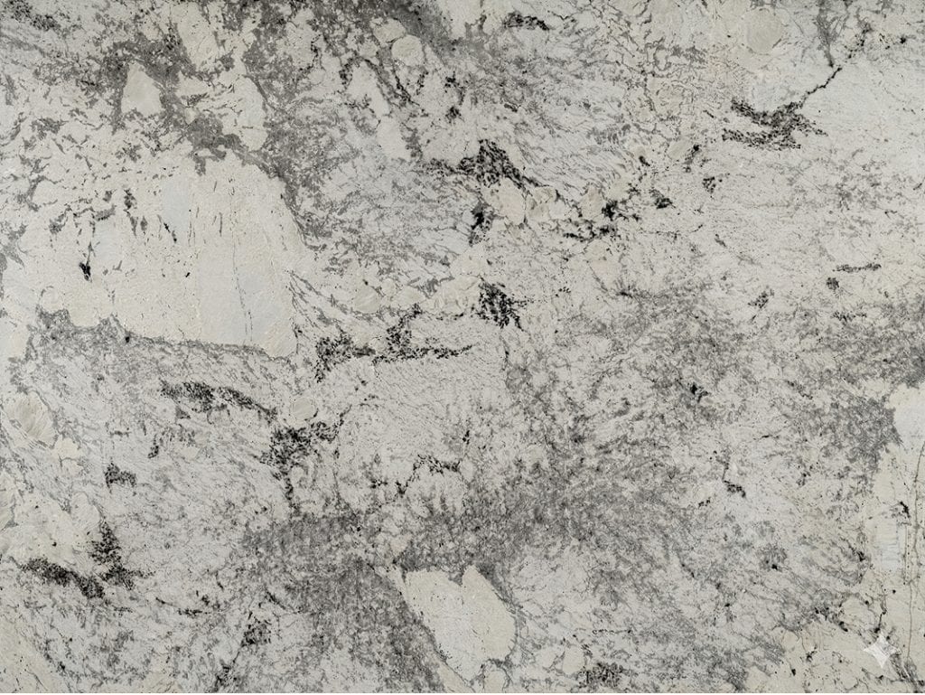 Stunning Denali granite with gray and black veining, perfect for modern kitchen designs.