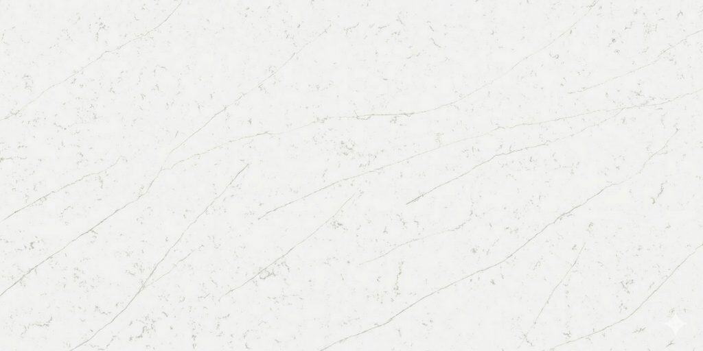 Livenza quartz countertop with elegant veining and durable surface. Perfect for modern kitchen and b.