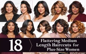 18 Flattering Medium Length Haircuts For Plus Size Women