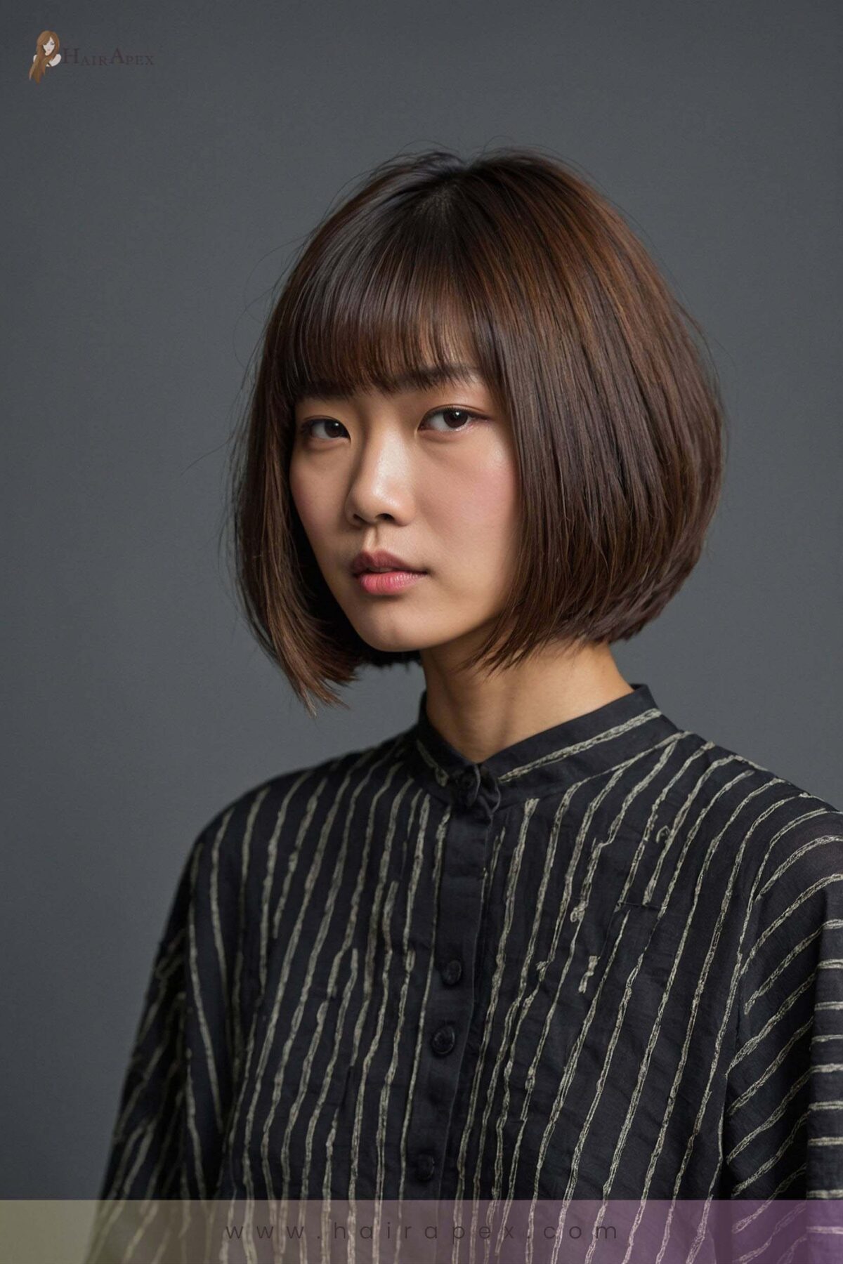 medium length haircut Asian 3