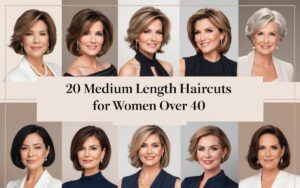 20 Medium Length Haircuts For Women Over 40