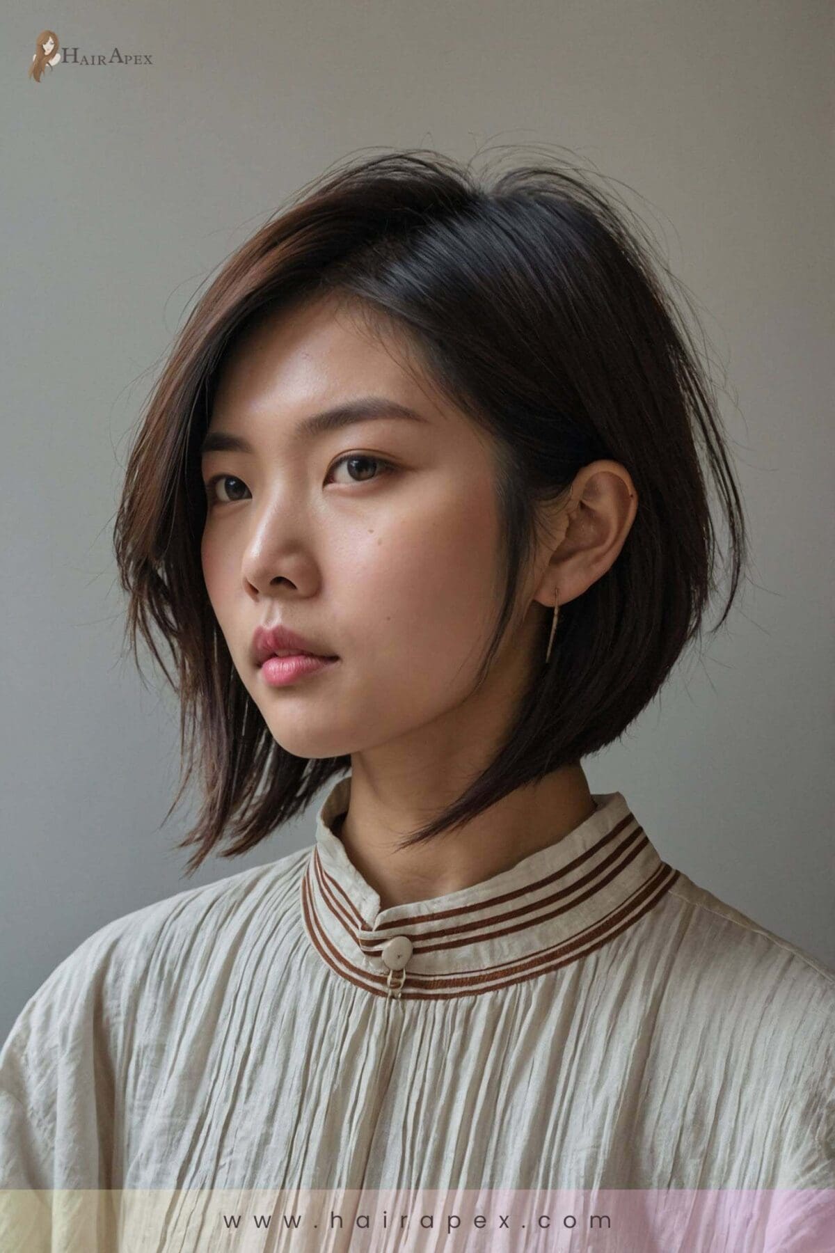 medium length haircut Asian 9