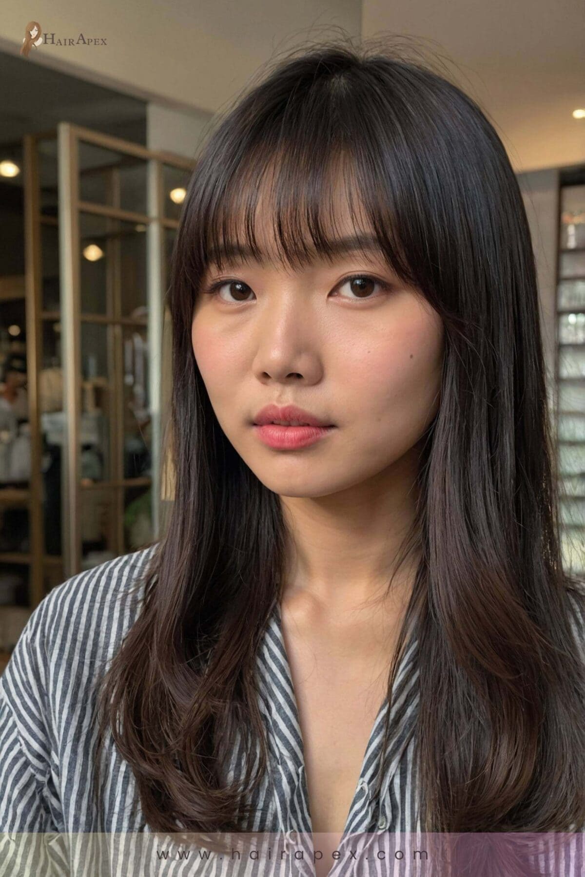 medium length haircut Asian 17