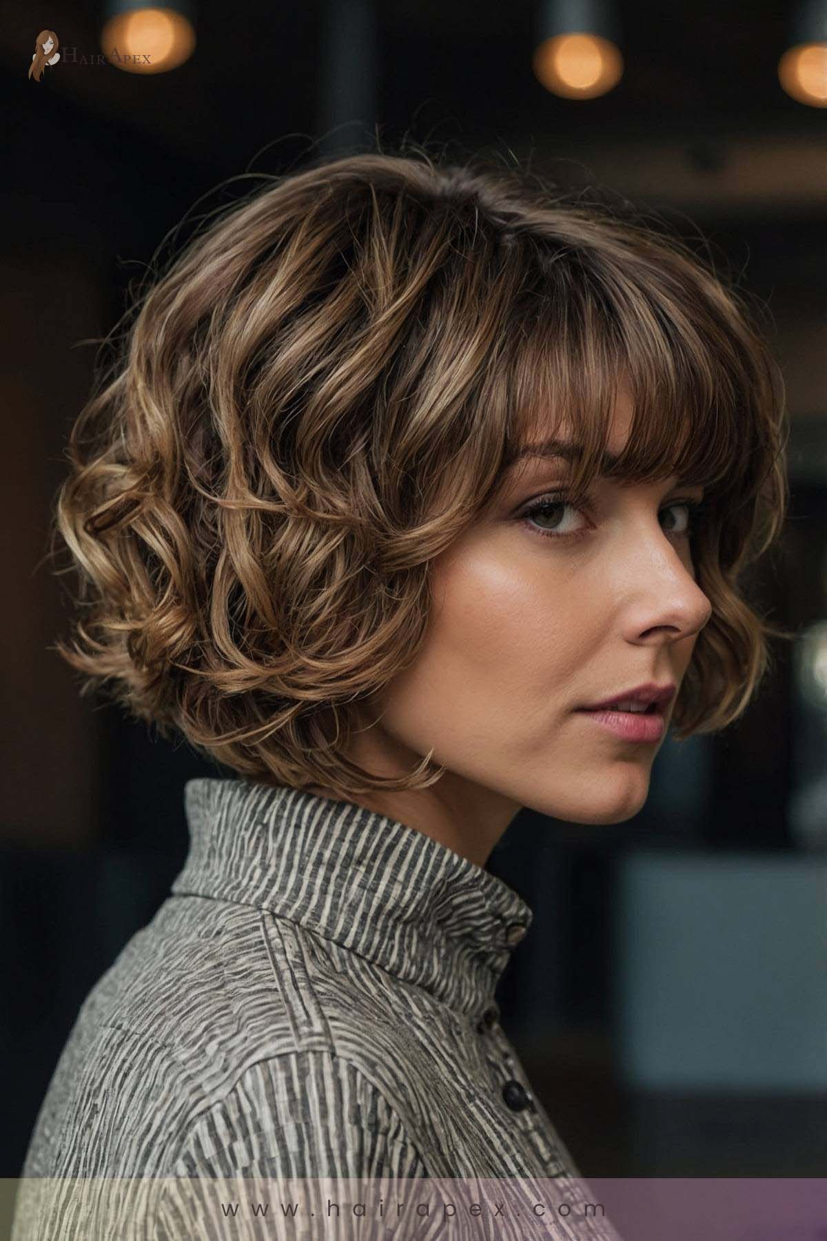 11. Curly Inverted Bob 2