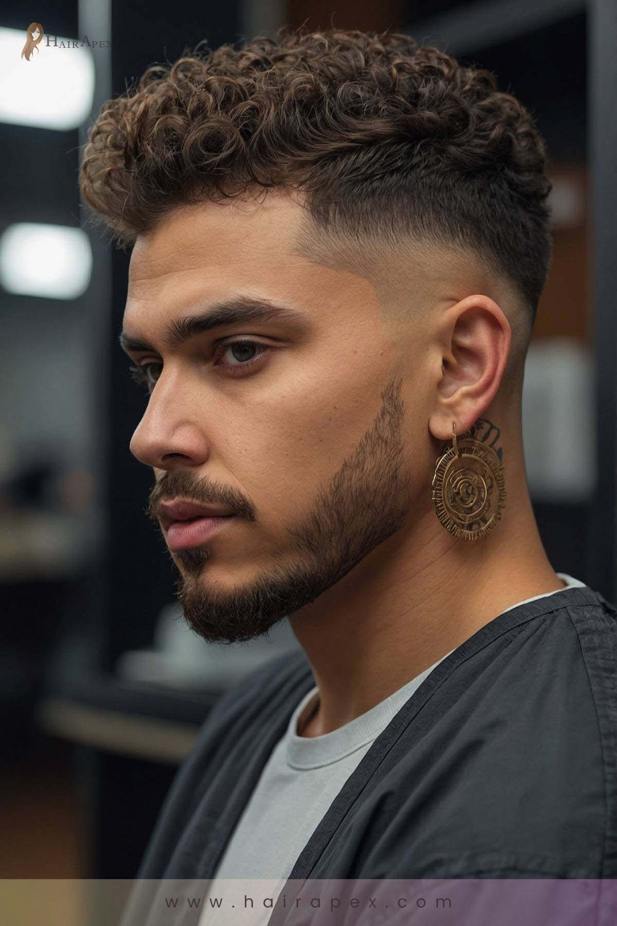 11. Curly Low Taper Fade 2