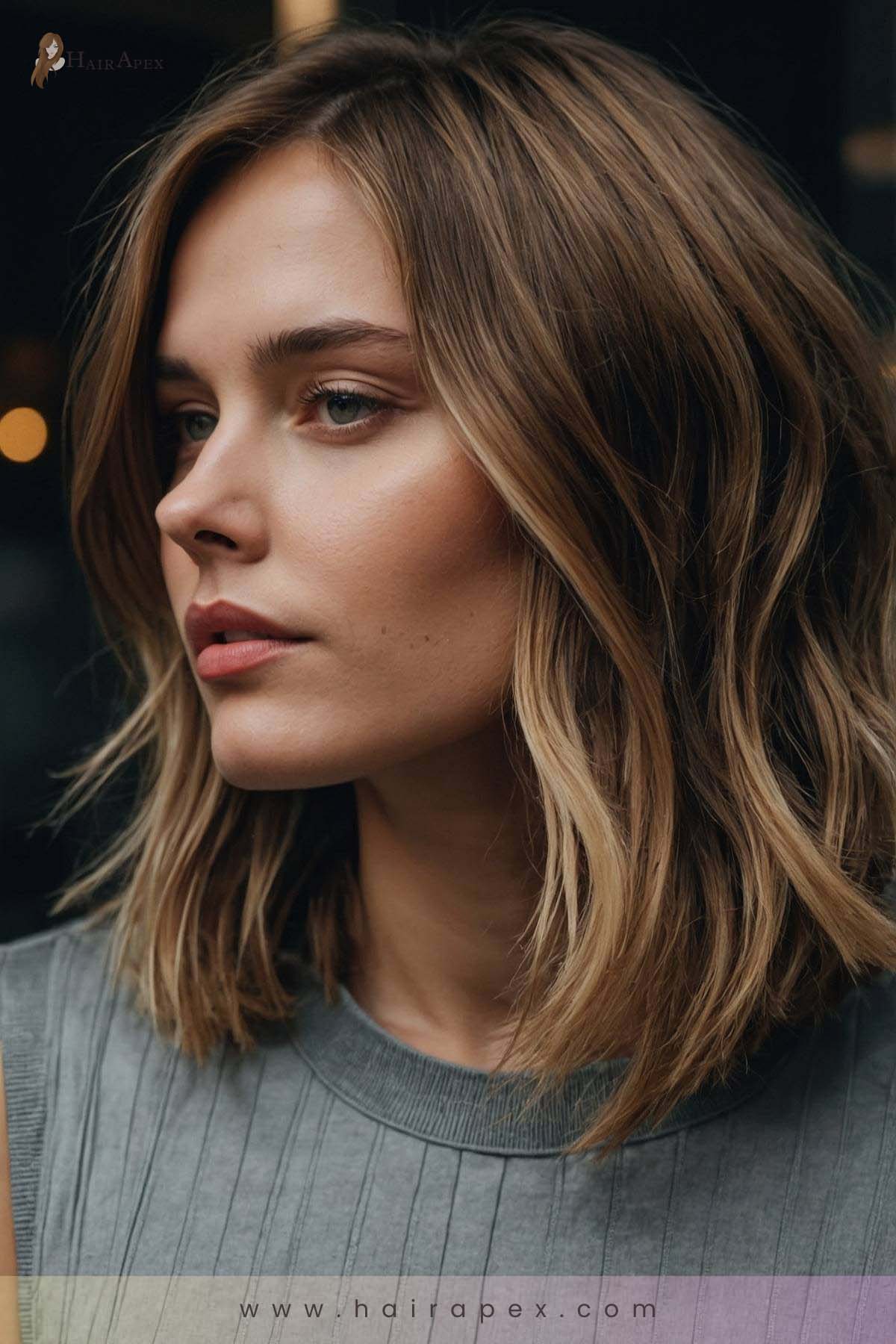 13. Short Lob For Oval Faces 2