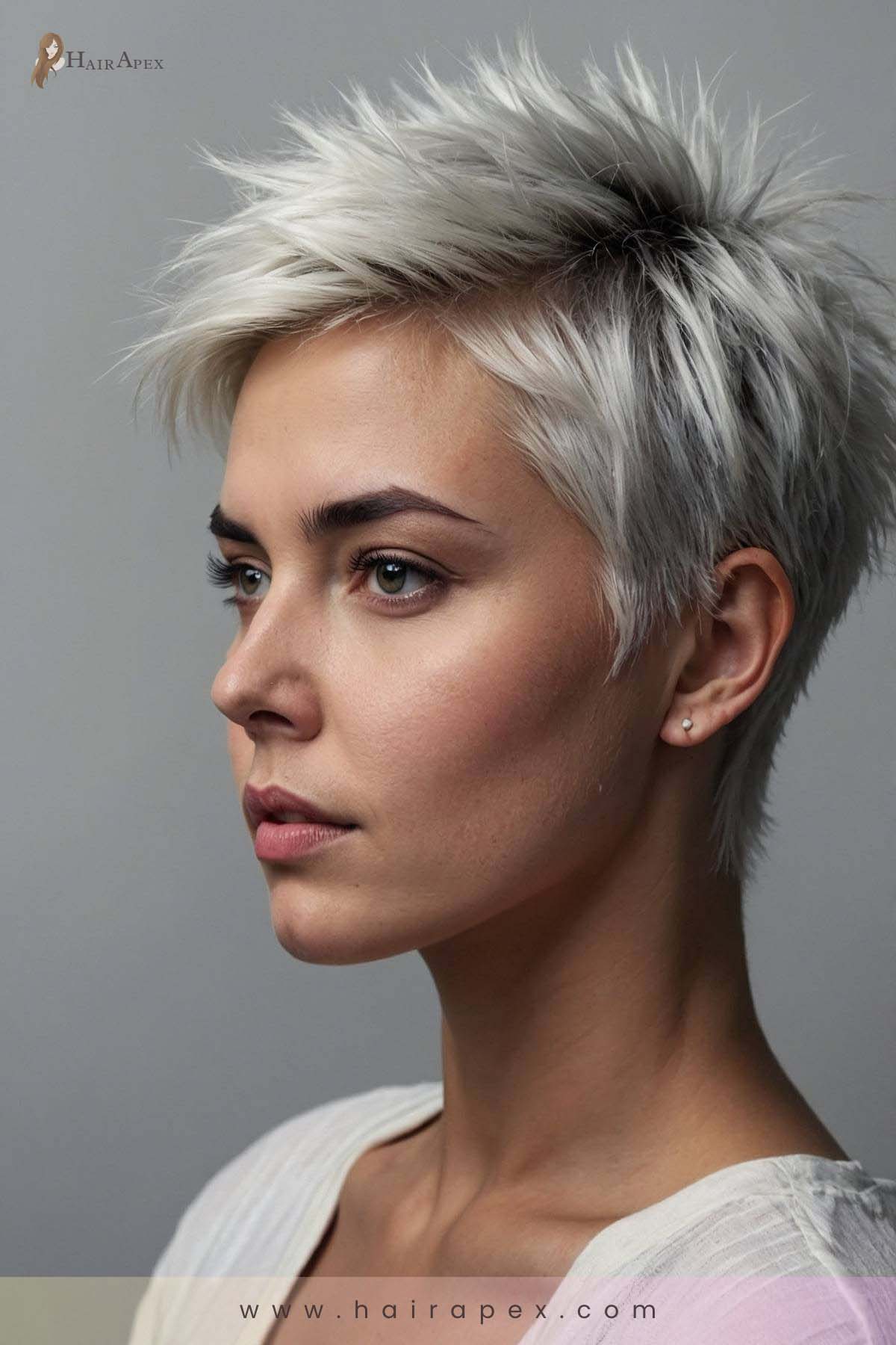 13. White Hair Pixie 2