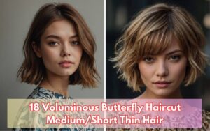 18 Voluminous Butterfly Haircut Medium Short Thin Hair