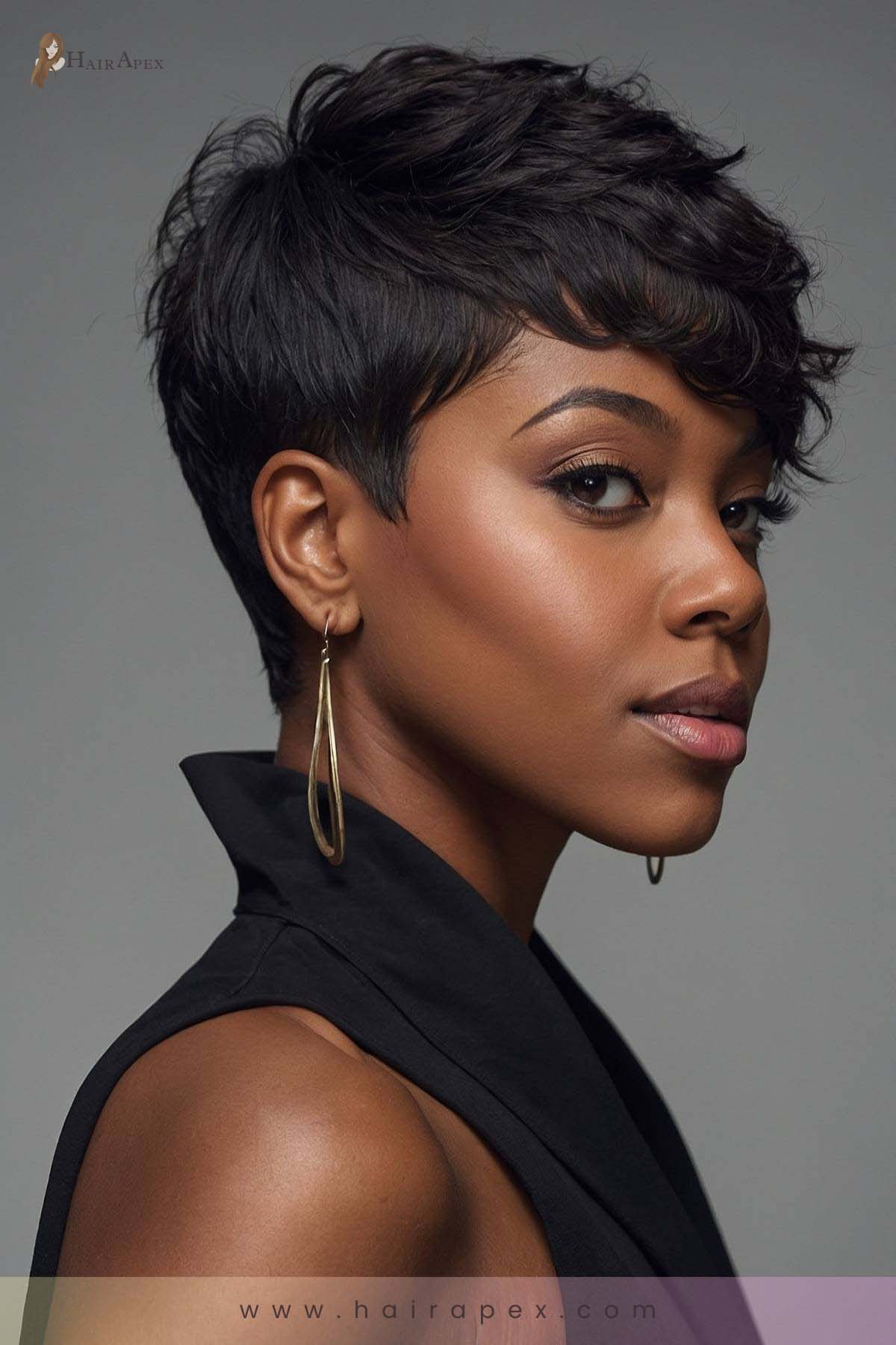 18. Short Pixie For Relaxed Hair 1