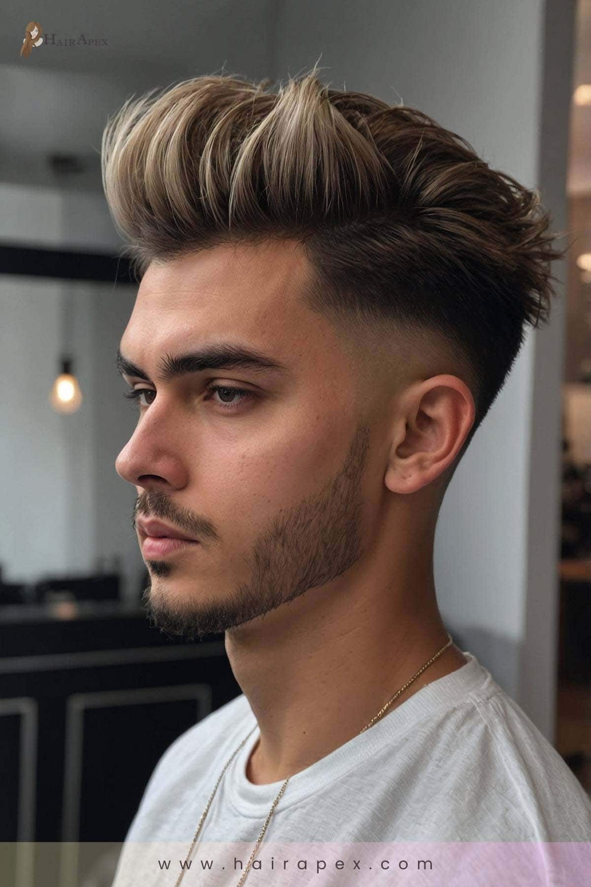 19. Pompadour Fade 1