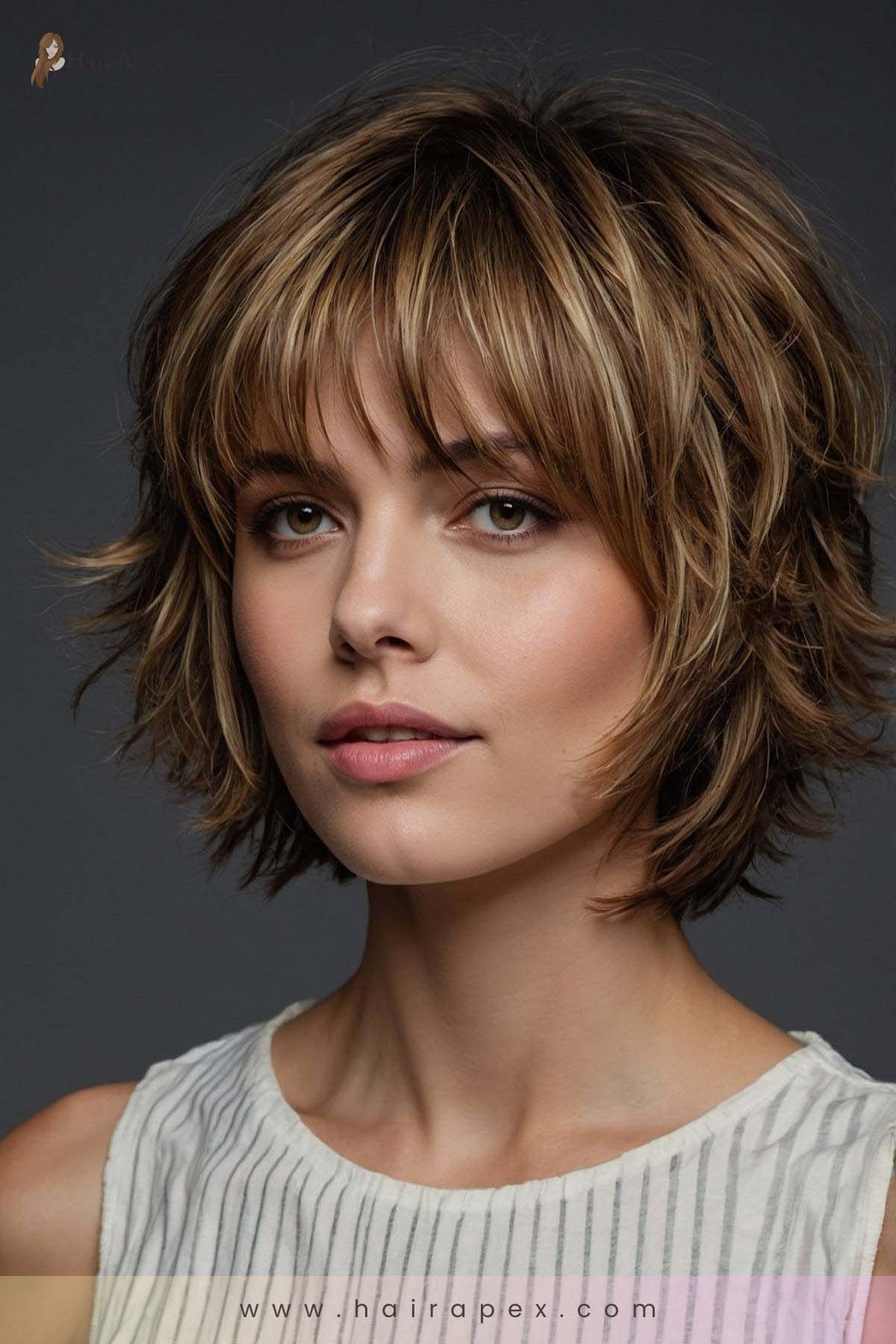 21. Short Shag For Round Faces 1