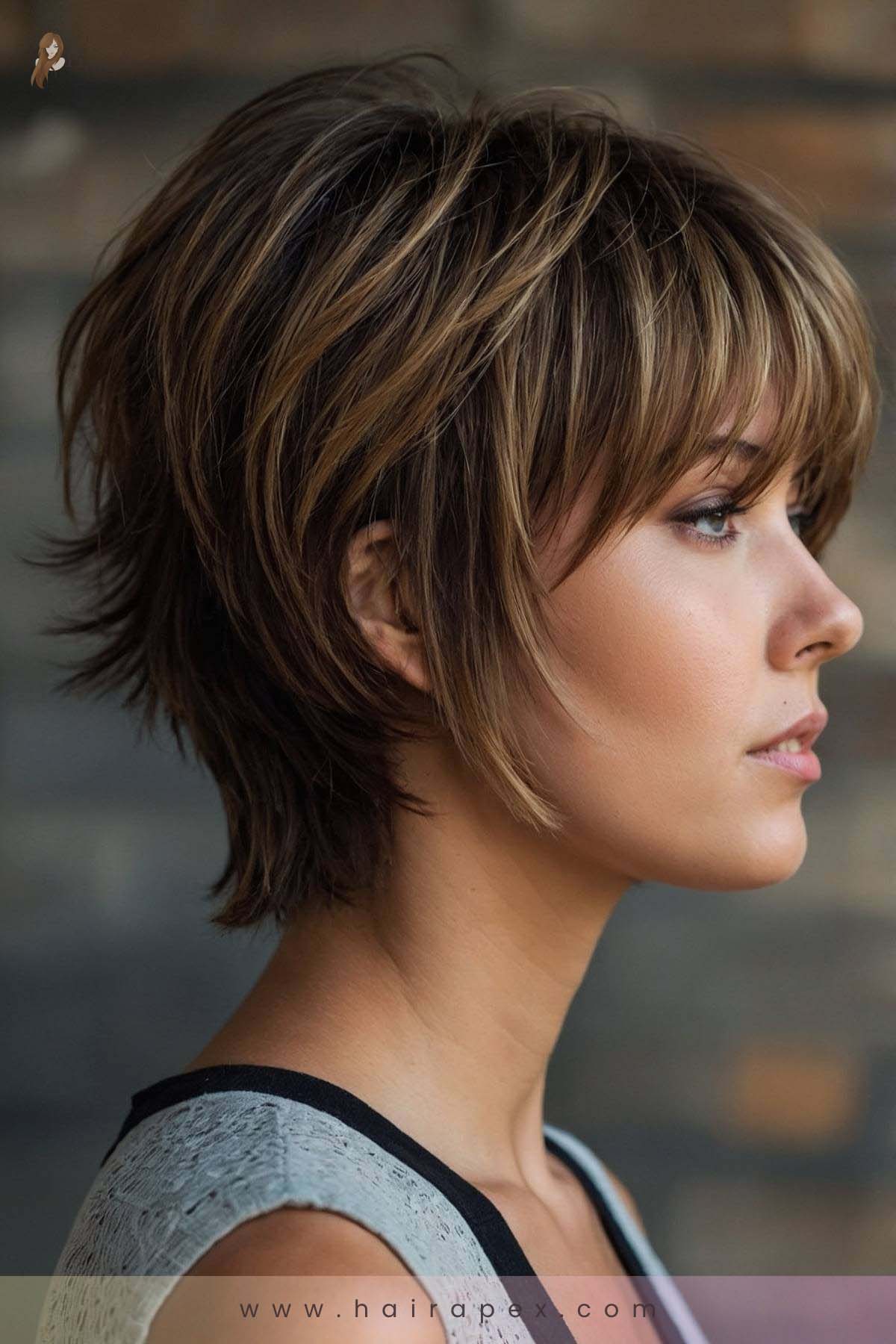 21. Short Shag For Round Faces 2