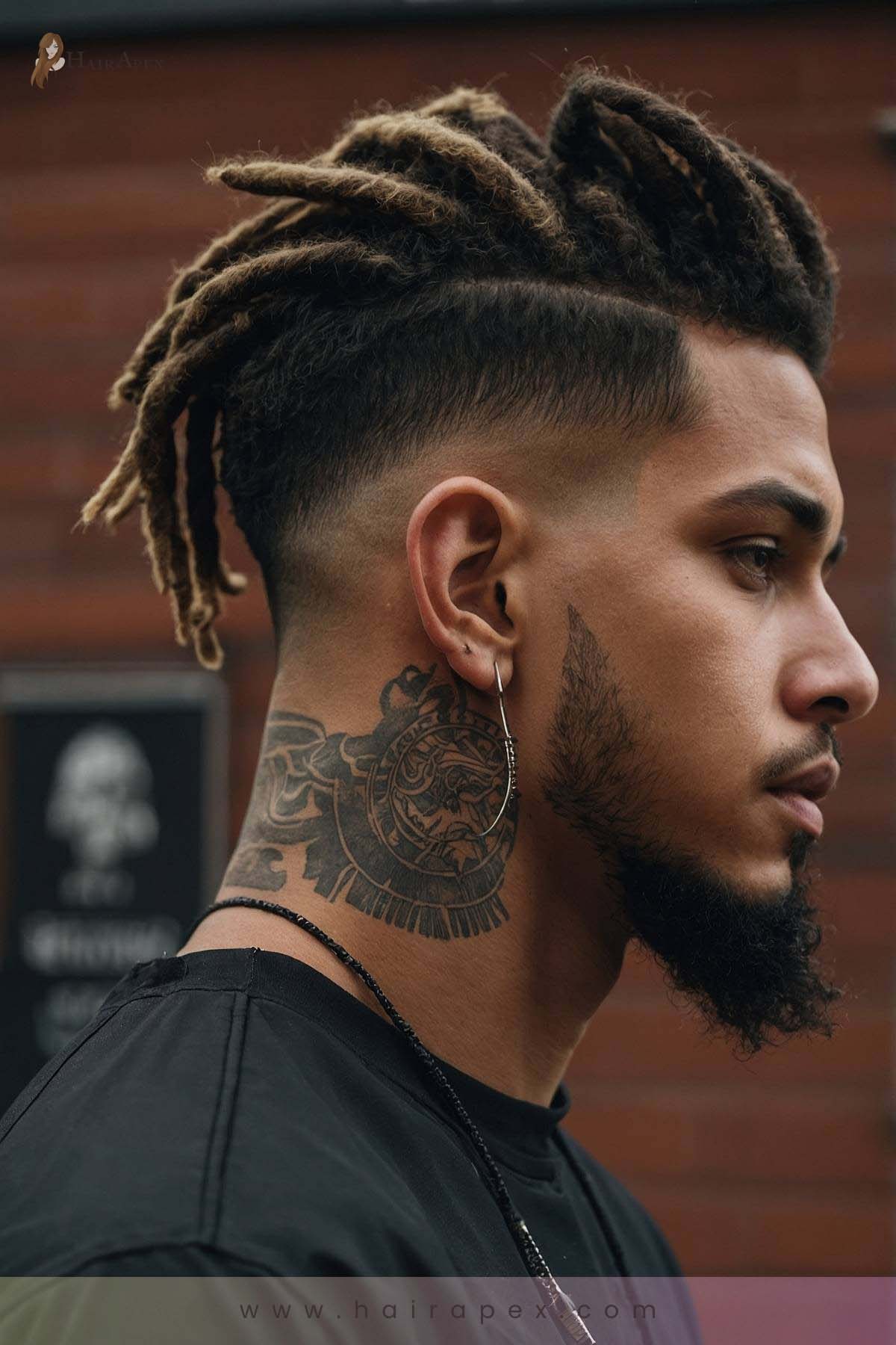 23. Low Fade With Dreads 2