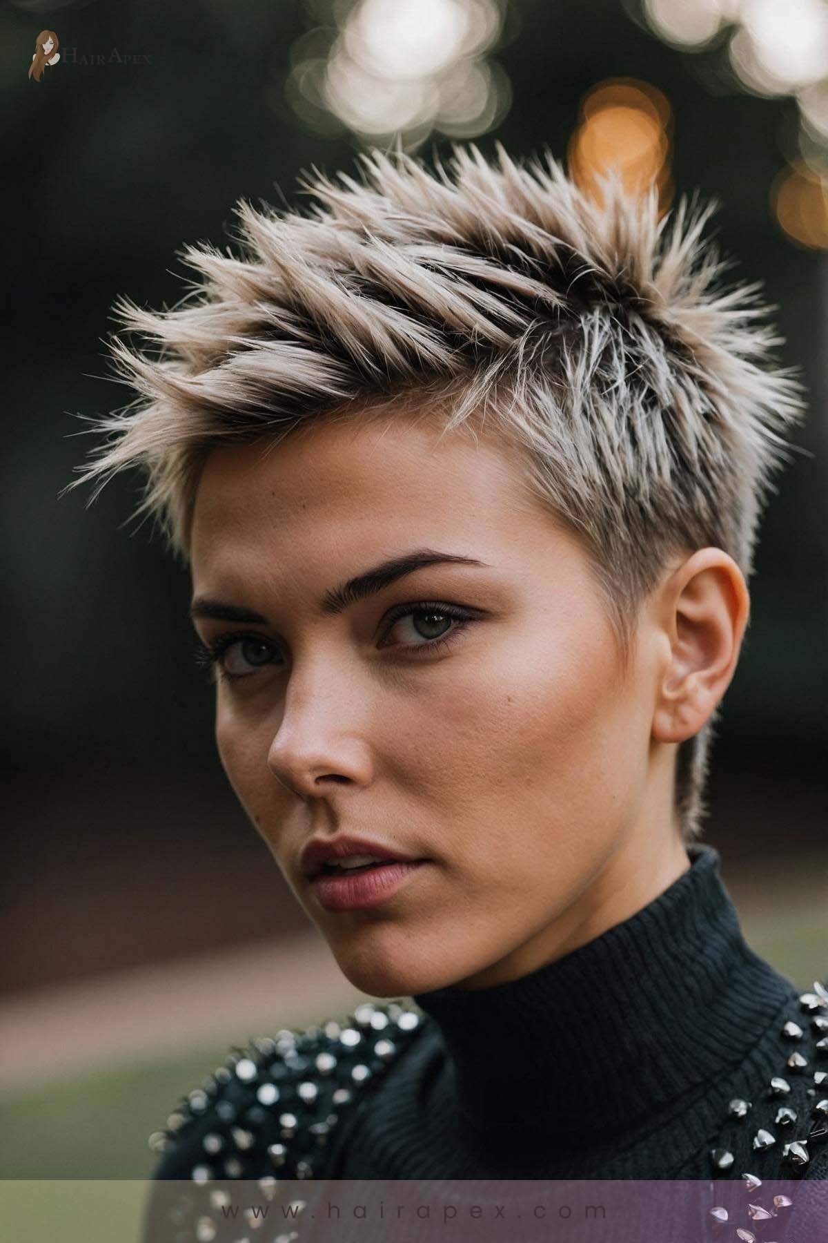 23. Minimalist Spiky Cut 1