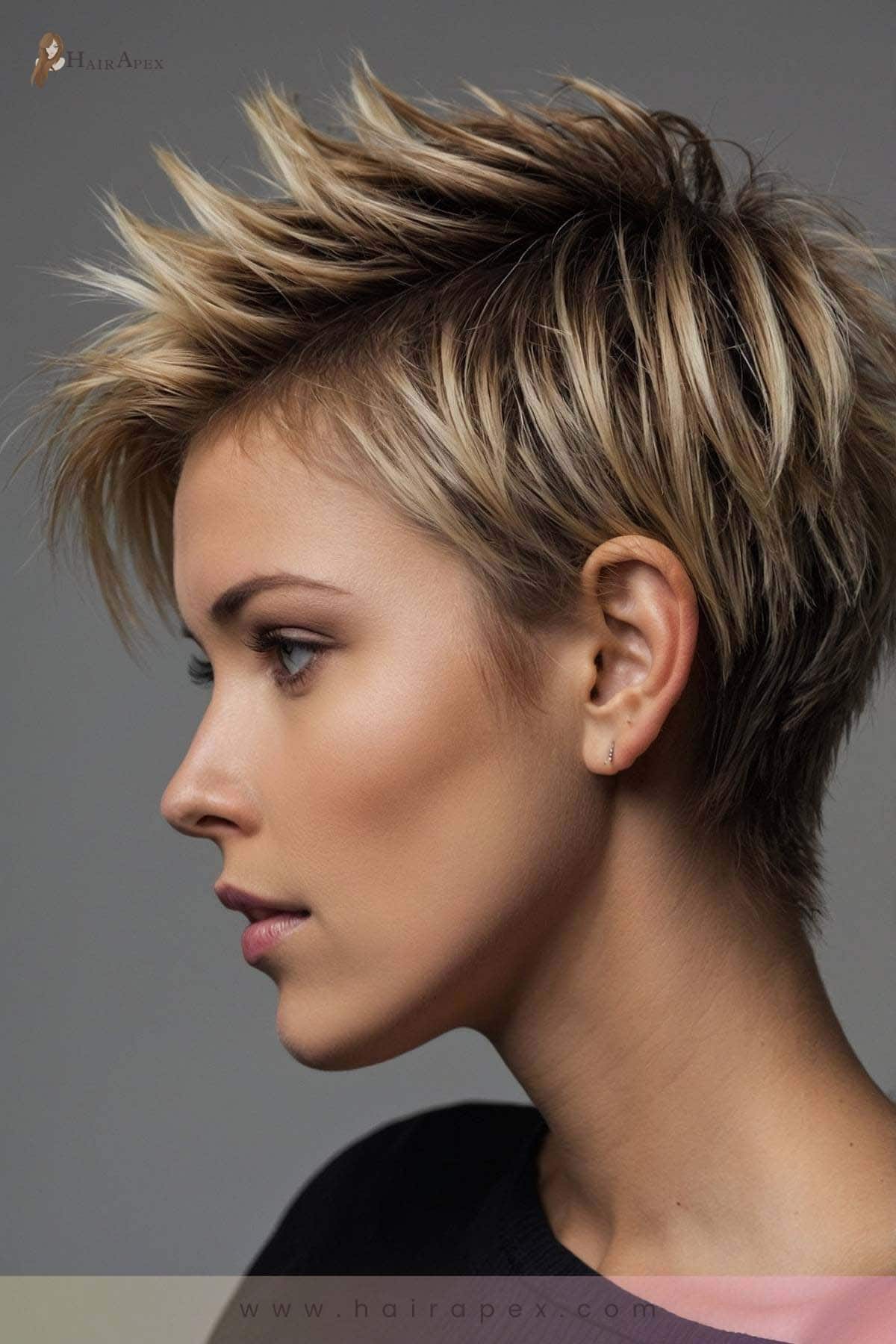 23. Minimalist Spiky Cut 2