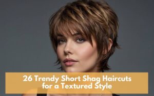 26 Trendy Short Shag Haircuts For A Textured Style