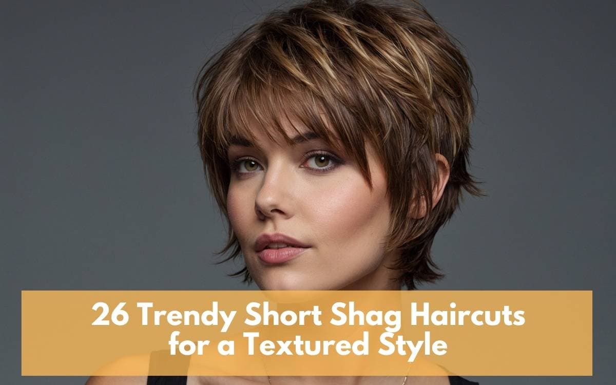 26 Trendy Short Shag Haircuts For A Textured Style