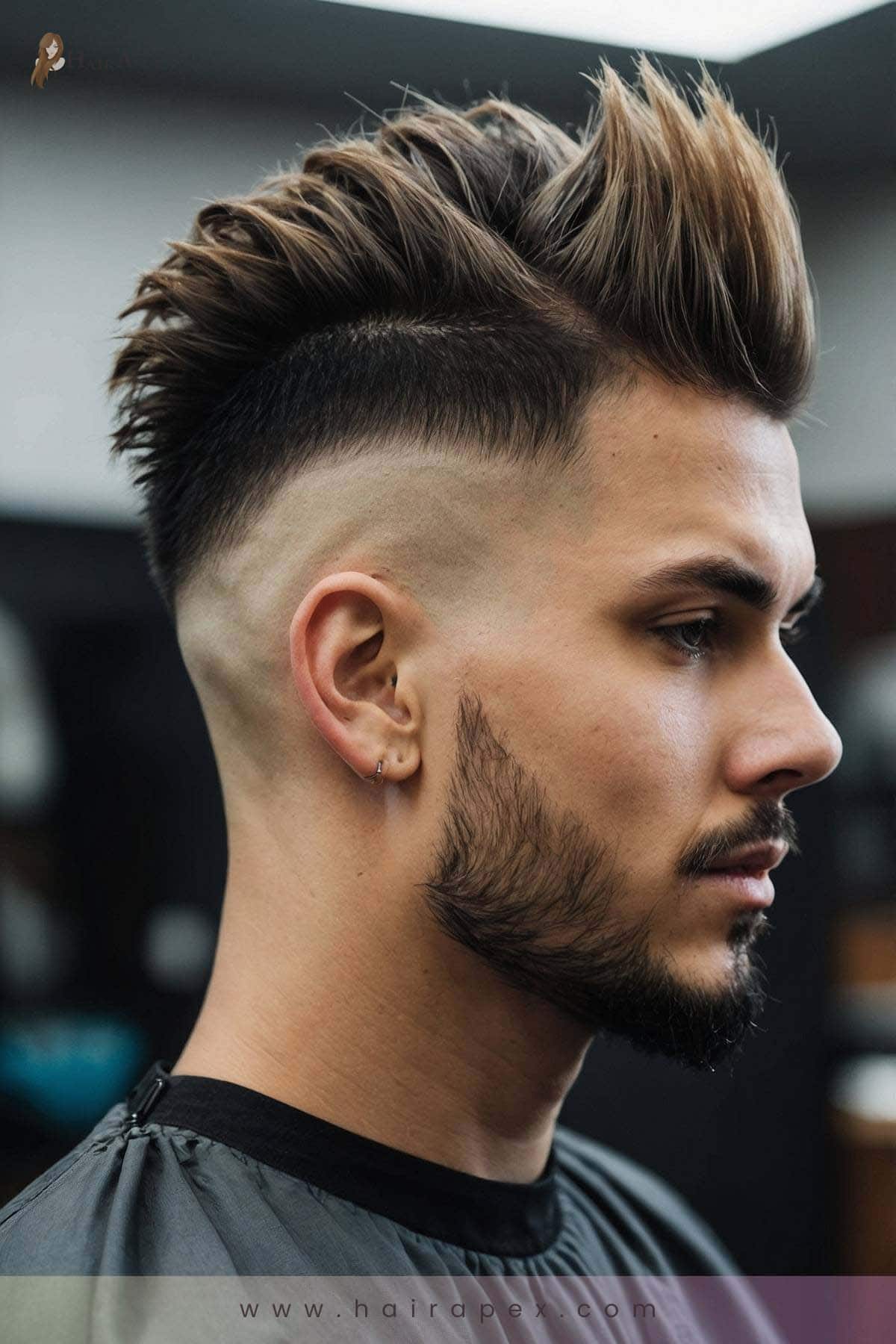 28. Burst Fade Mohawk 2