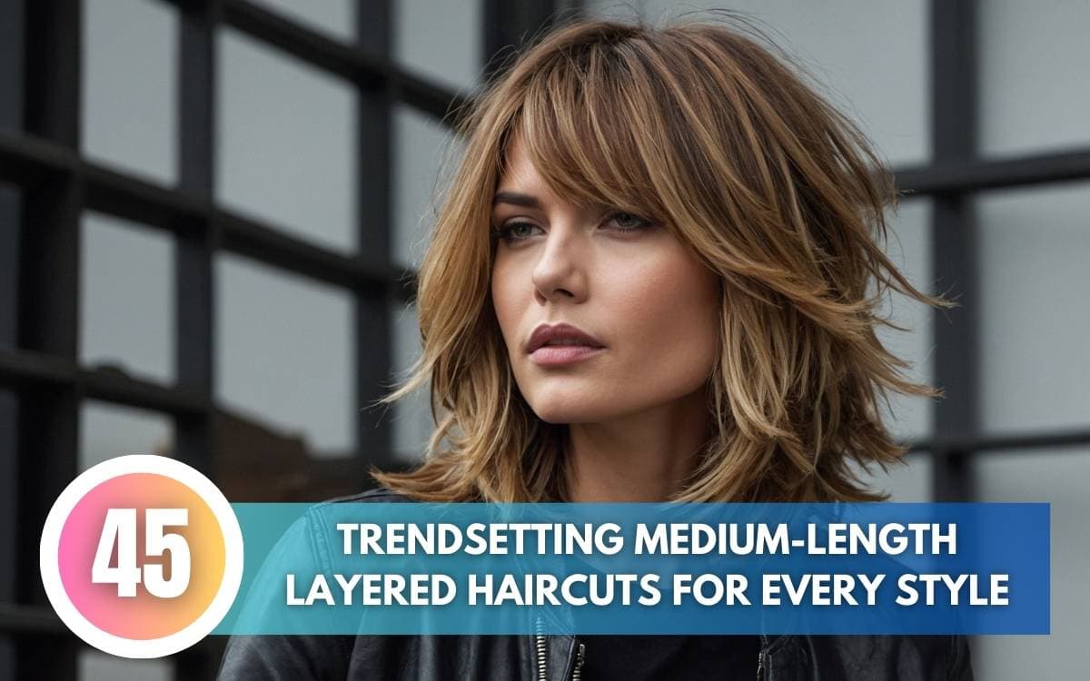 45 Trendsetting Medium Length Layered Haircuts For Every Style