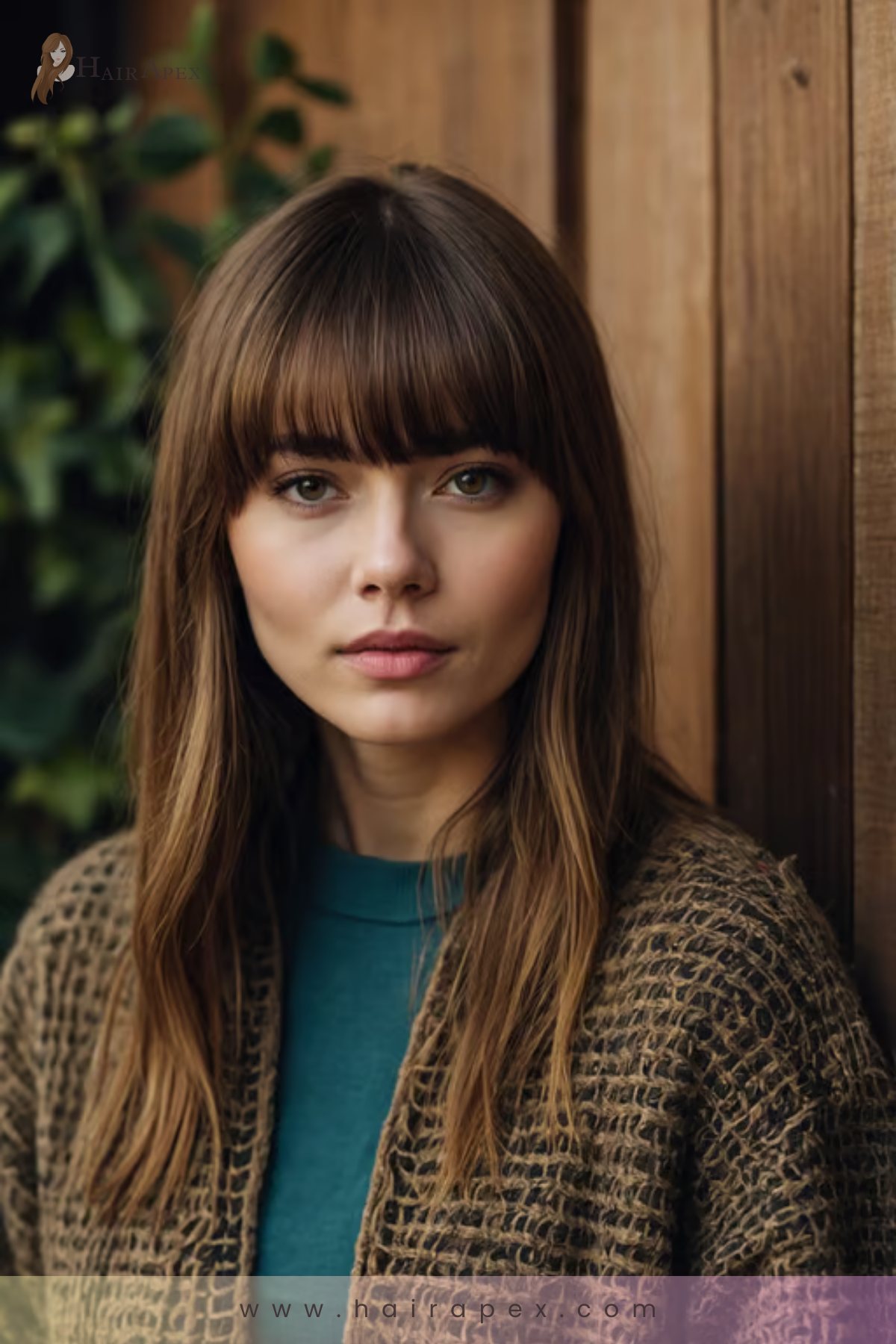 1 Blunt Bangs For Sleek Style